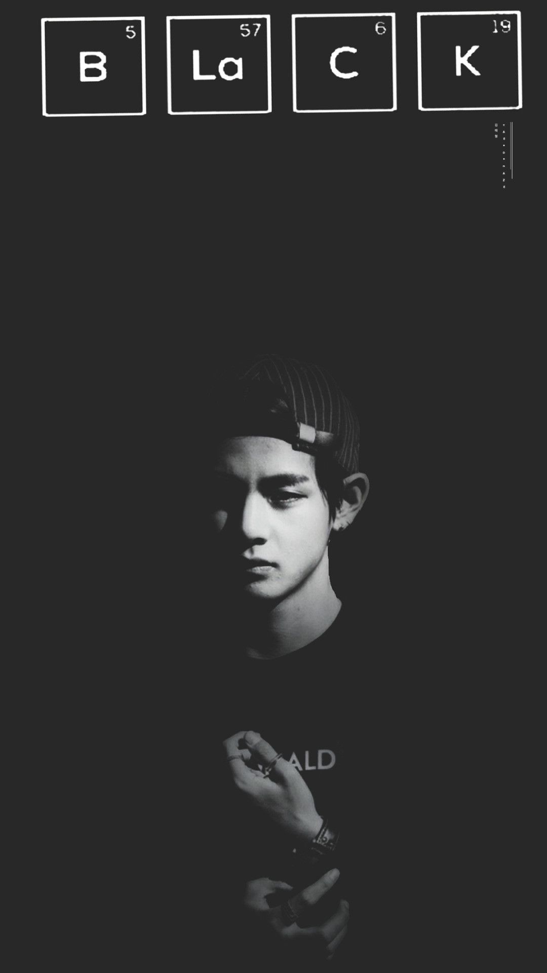 BTS V Black Wallpapers Wallpaper Cave