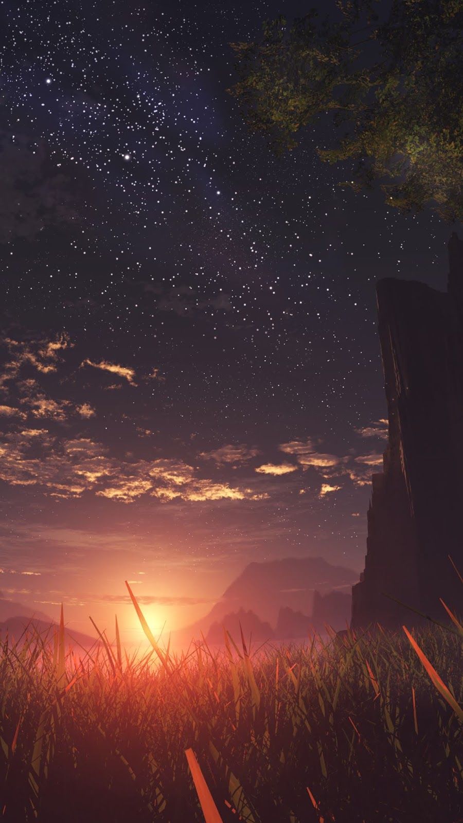 Aesthetic Anime Sunset Wallpapers Wallpaper Cave