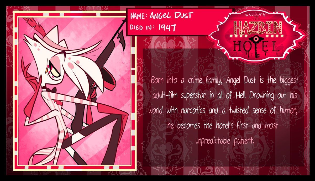 Hazbin Hotel Angel Dust Wallpapers Wallpaper Cave