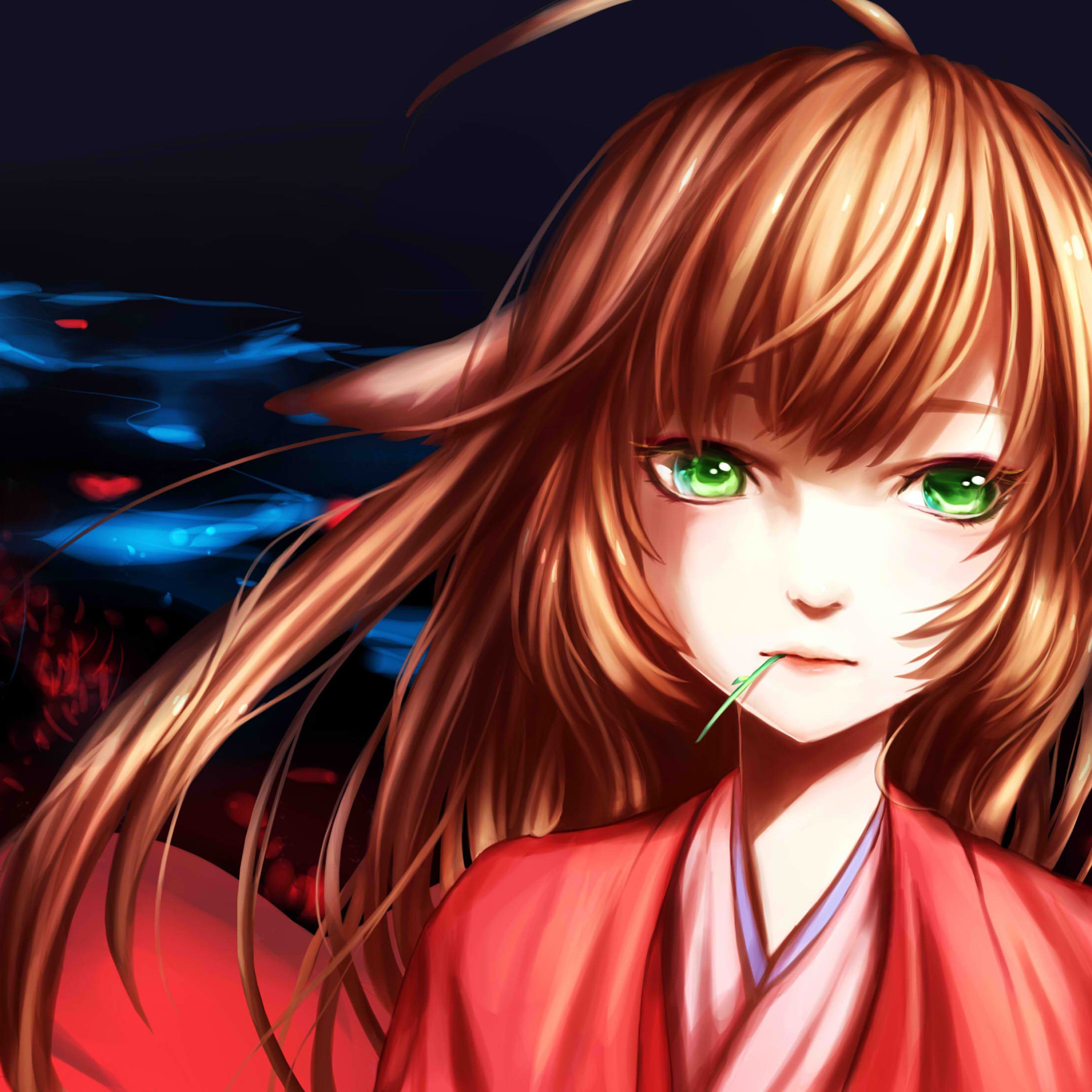 Anime Fox Spirit Girl Wallpapers Wallpaper Cave