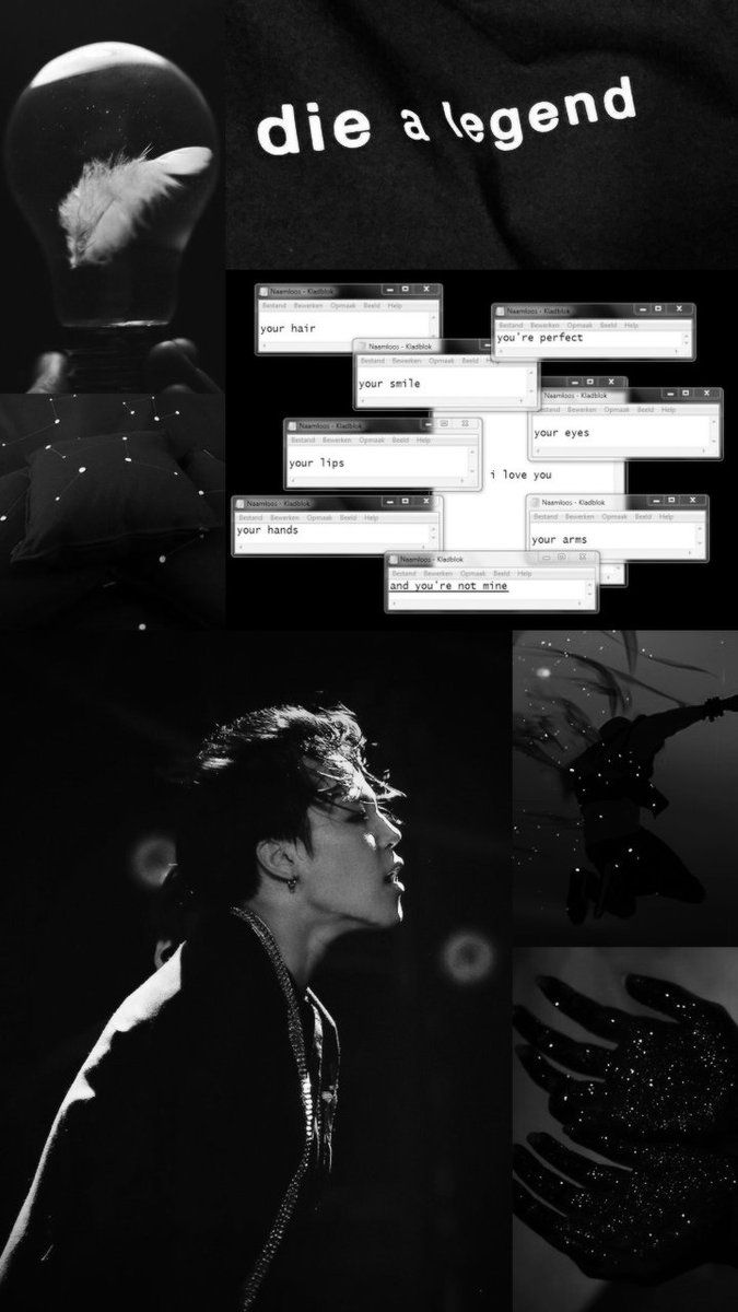 Aesthetic Jimin Black Wallpapers Wallpaper Cave