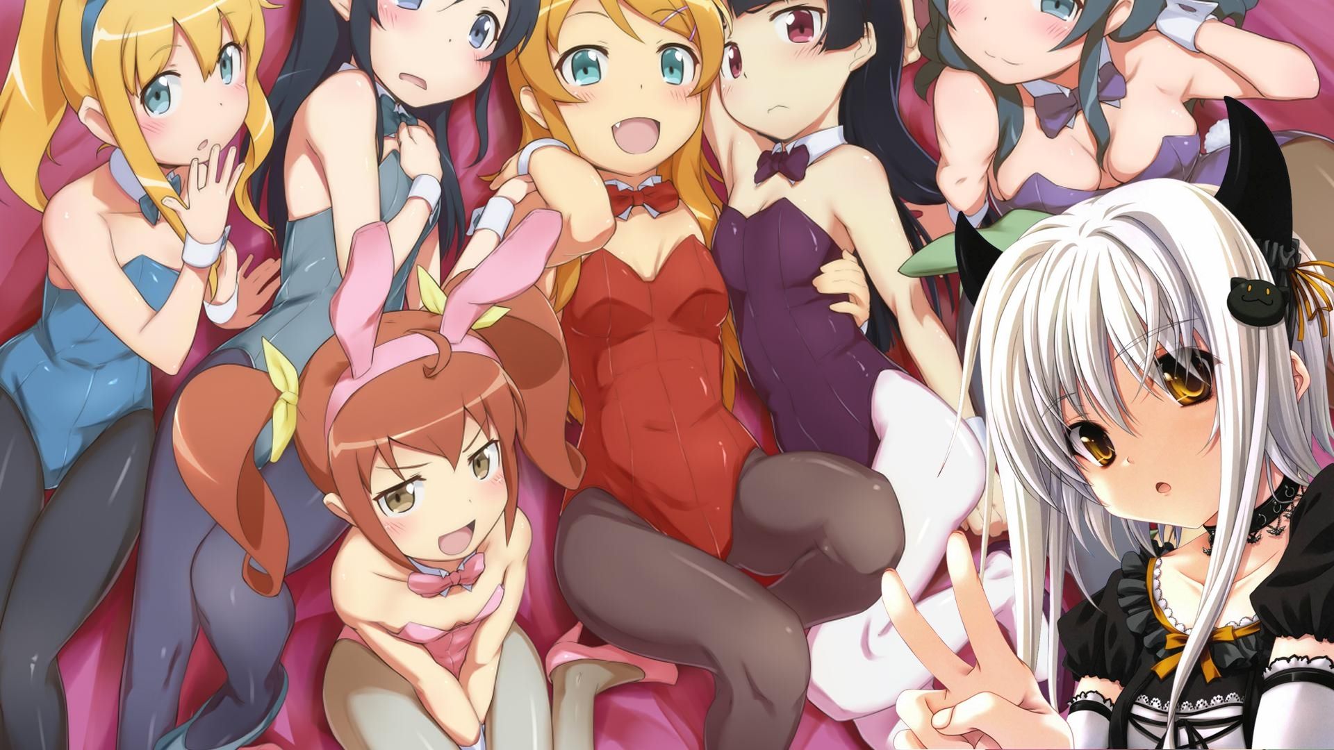 Anime Harem 1920x1080 Wallpapers Wallpaper Cave