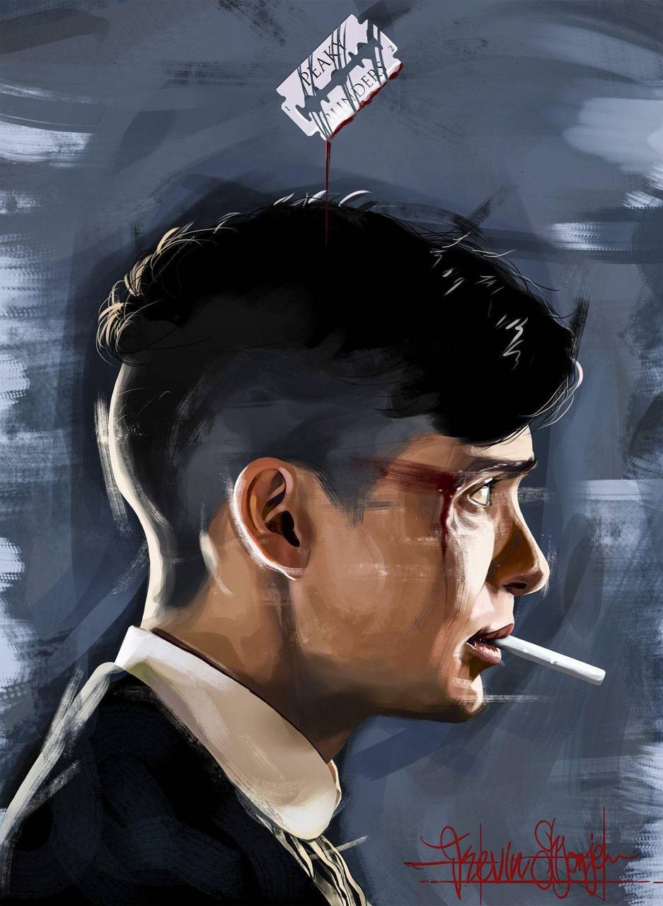 Thomas Shelby Smoking Wallpapers Wallpaper Cave