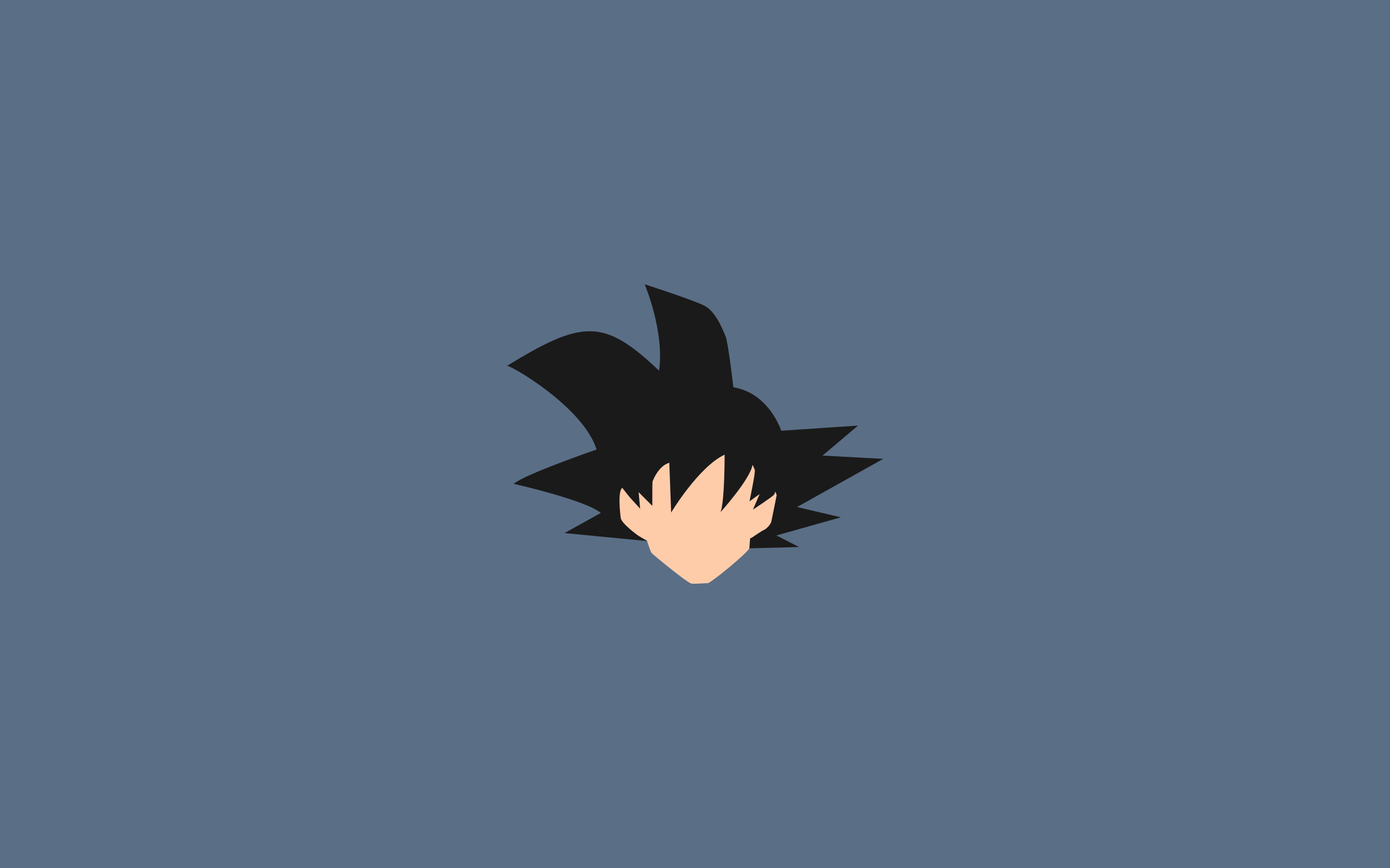 Goku Minimalist Black Wallpapers Wallpaper Cave