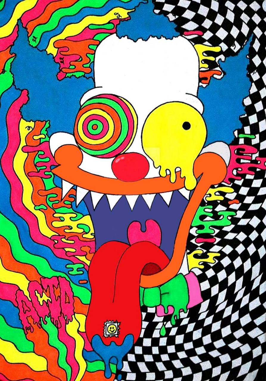 Krusty The Clown Wallpapers Wallpaper Cave
