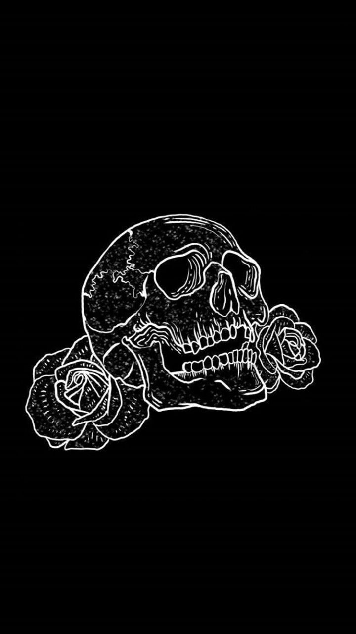Skull Lockscreen Tumblr Wallpapers Wallpaper Cave