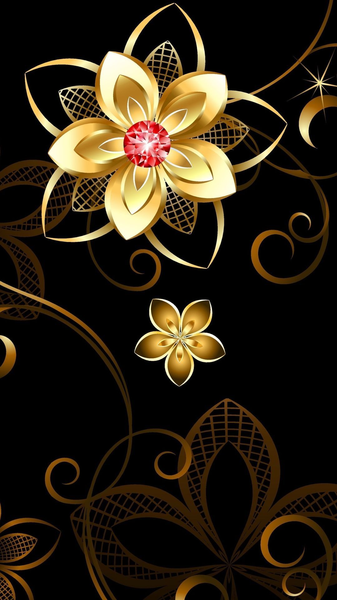 3D Flower Android Mobile Wallpapers Wallpaper Cave
