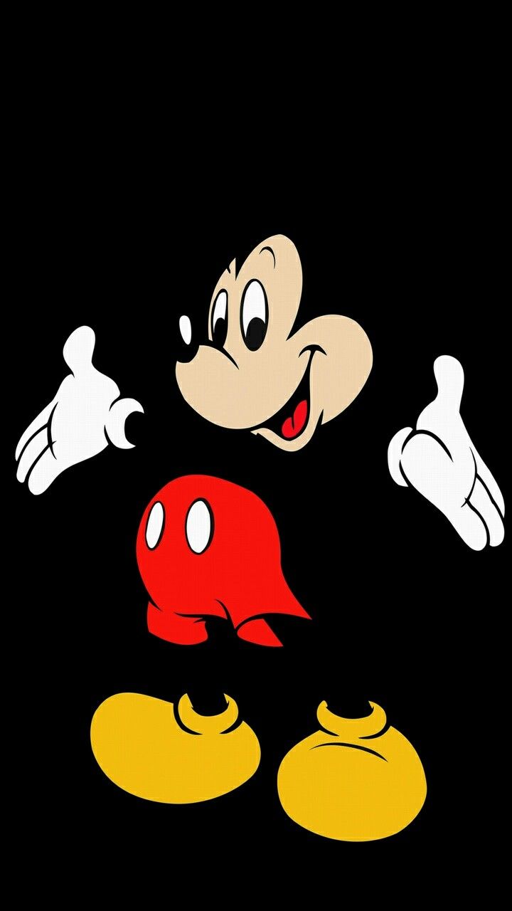 Red And Black Mickey Mouse Wallpapers Wallpaper Cave
