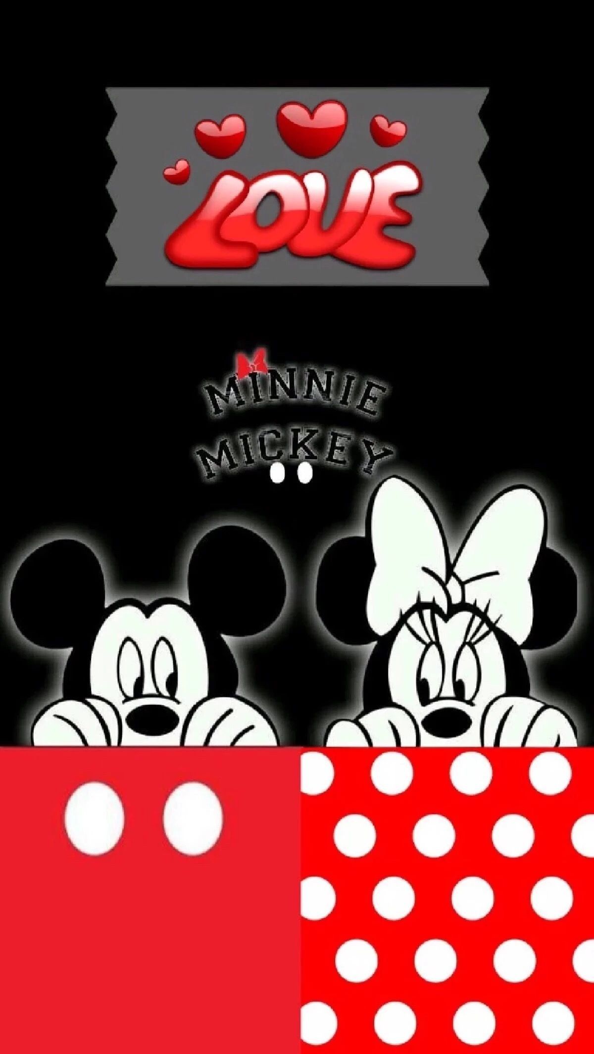Red And Black Mickey Mouse Wallpapers Wallpaper Cave