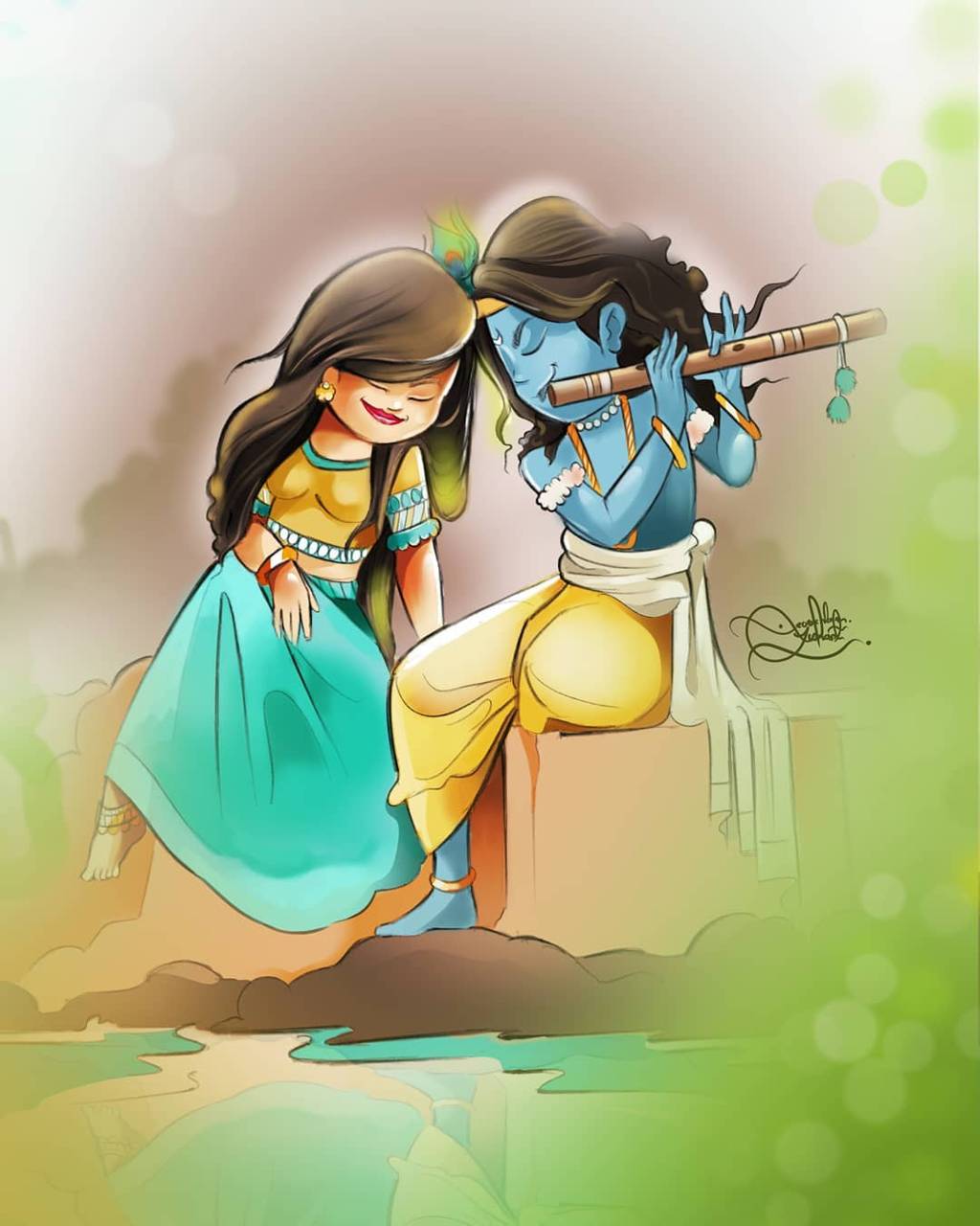 Radha Krishna Cartoon