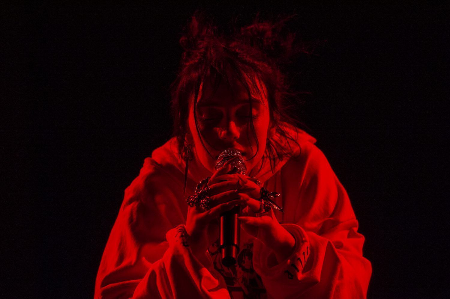 Billie Eilish Red Wallpapers Wallpaper Cave