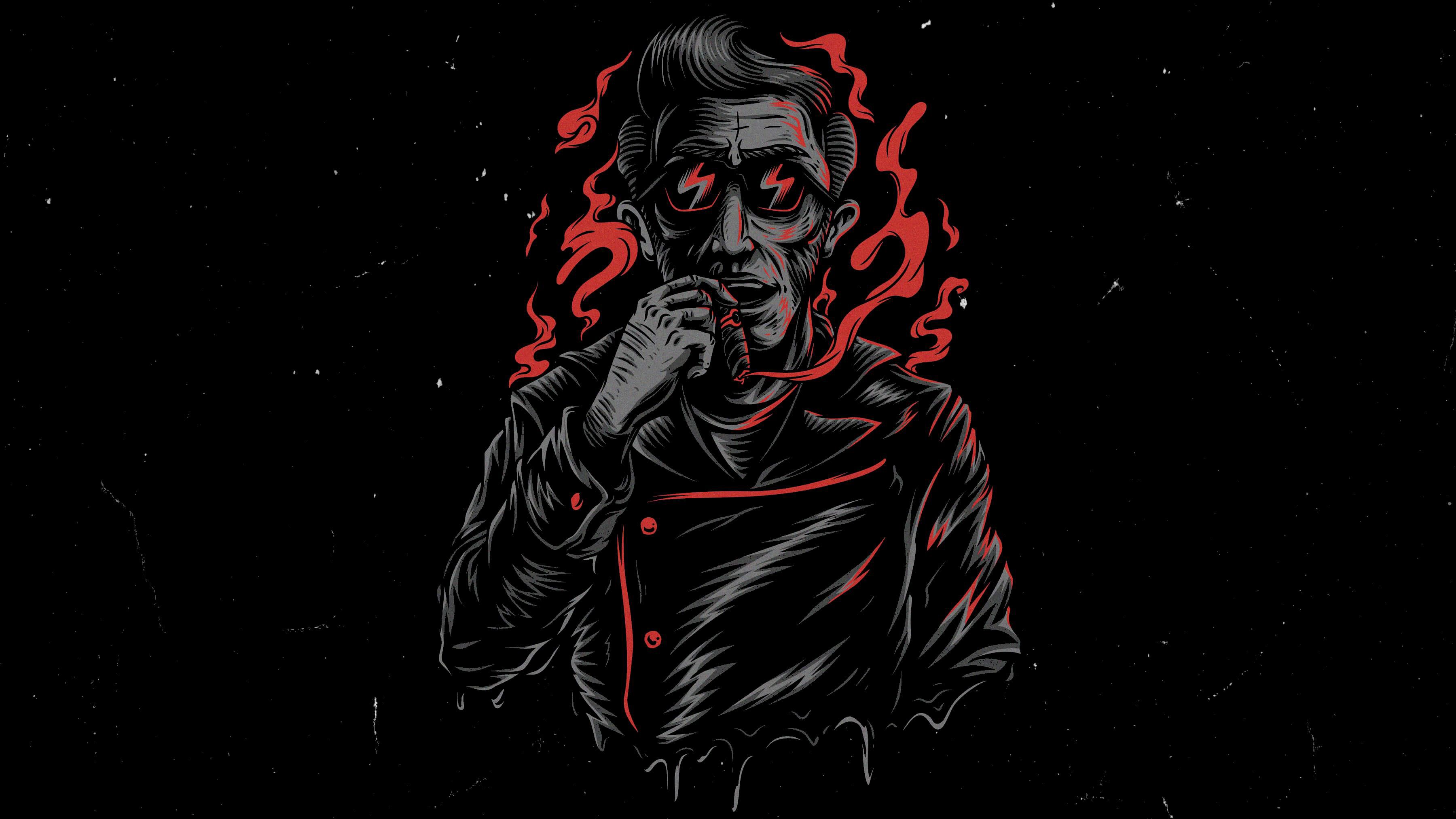 Smoke Man Wallpapers Wallpaper Cave