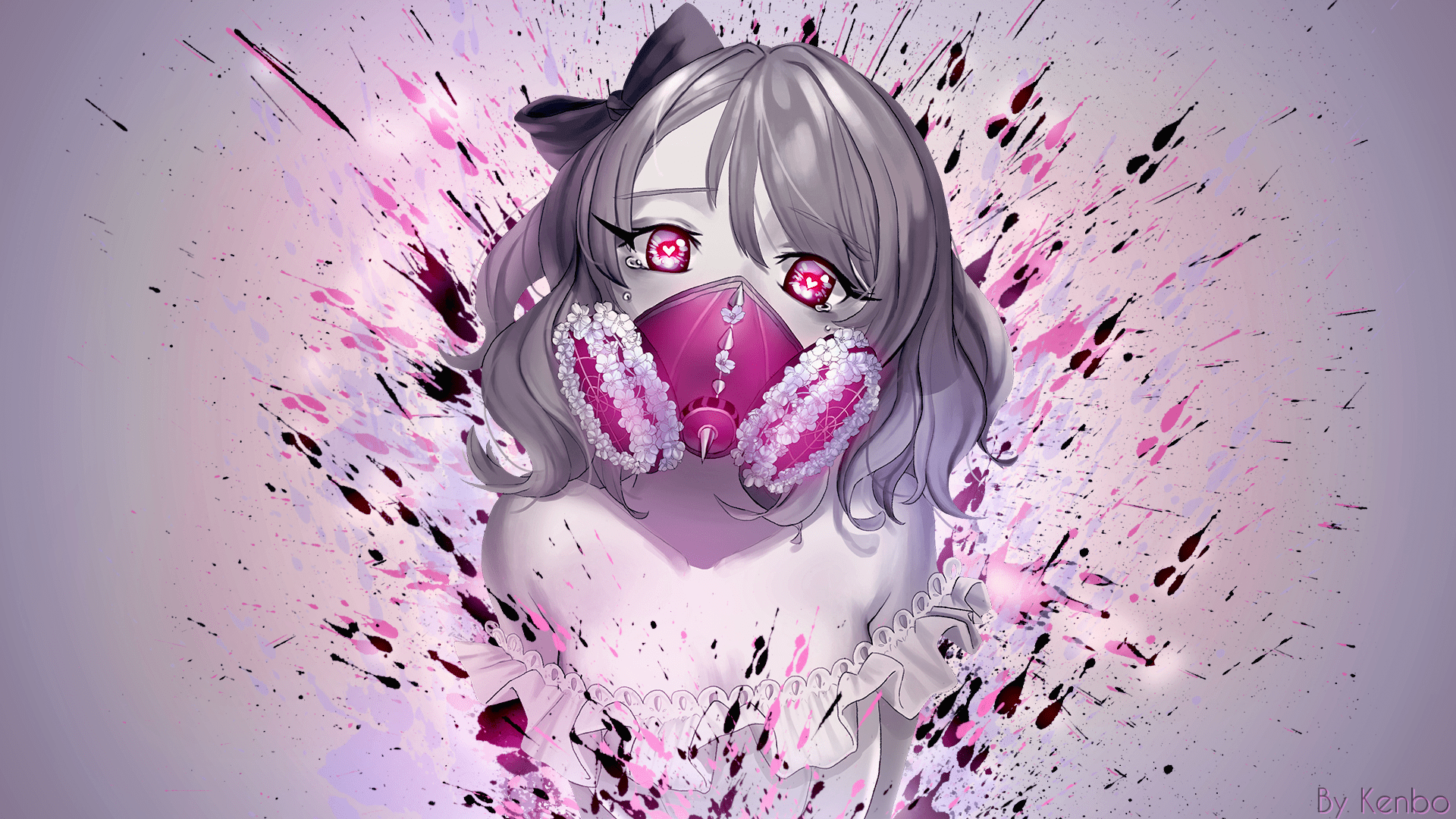 Female With Gas Mask Anime Wallpapers Wallpaper Cave