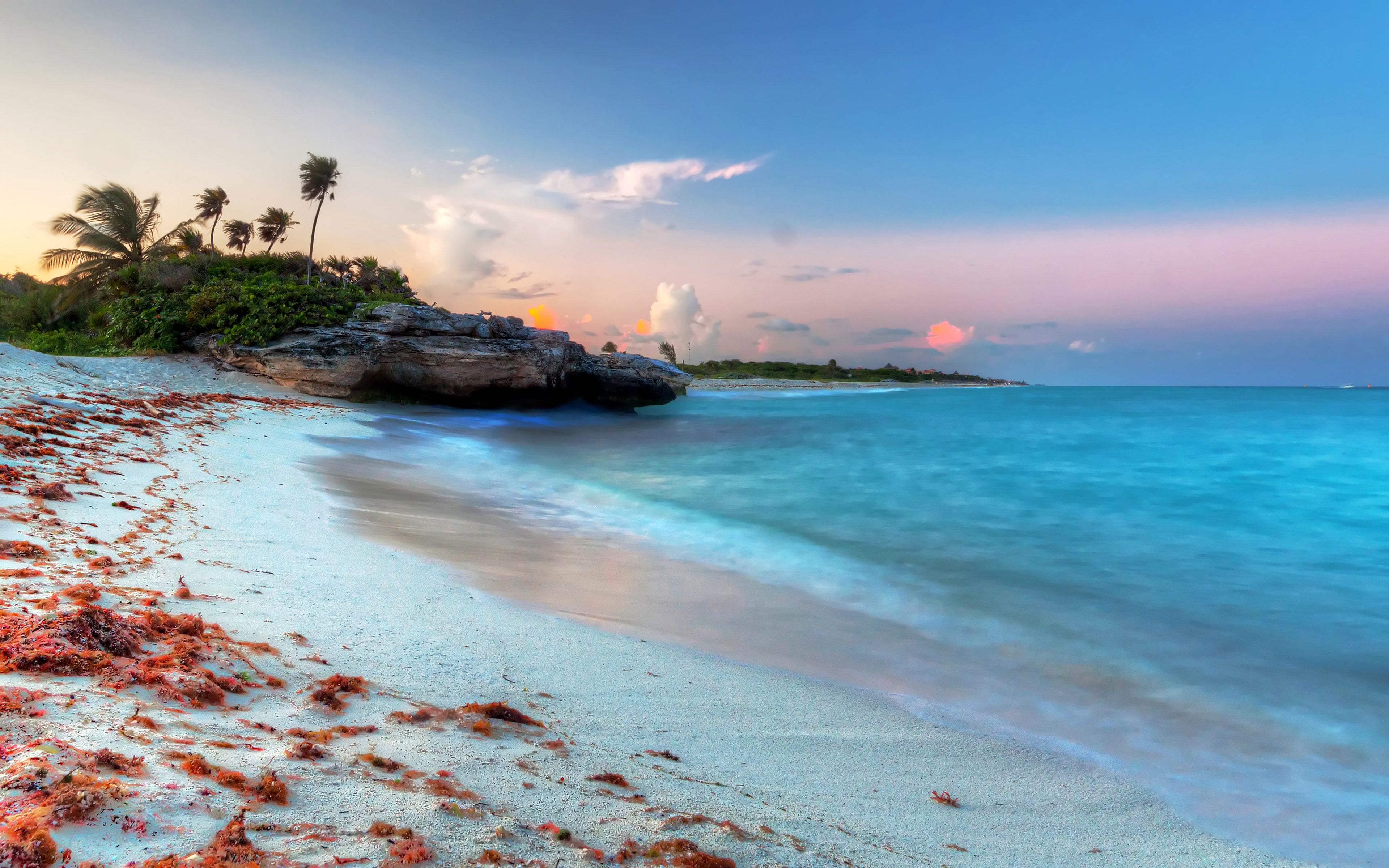 Playa Del Carmen Beach Desktop Wallpapers Wallpaper Cave