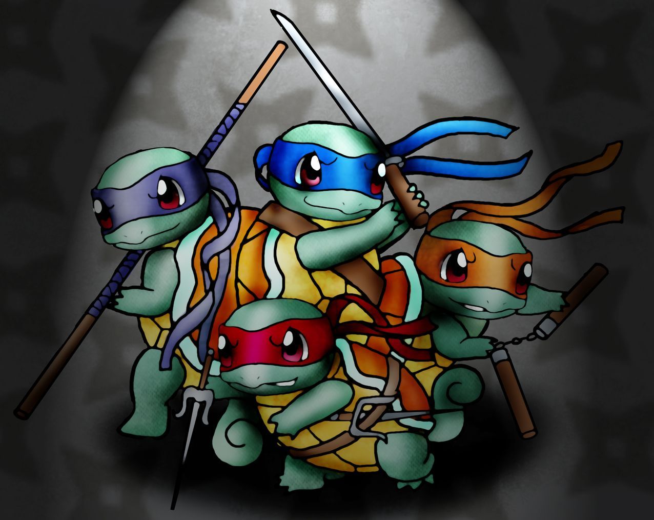 Baby Ninja Turtles Drawing