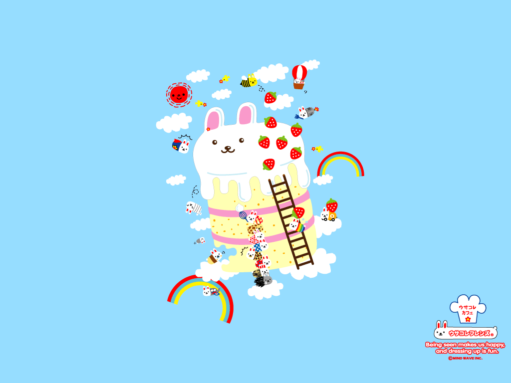 Cute Light Blue Kawaii Wallpapers Wallpaper Cave