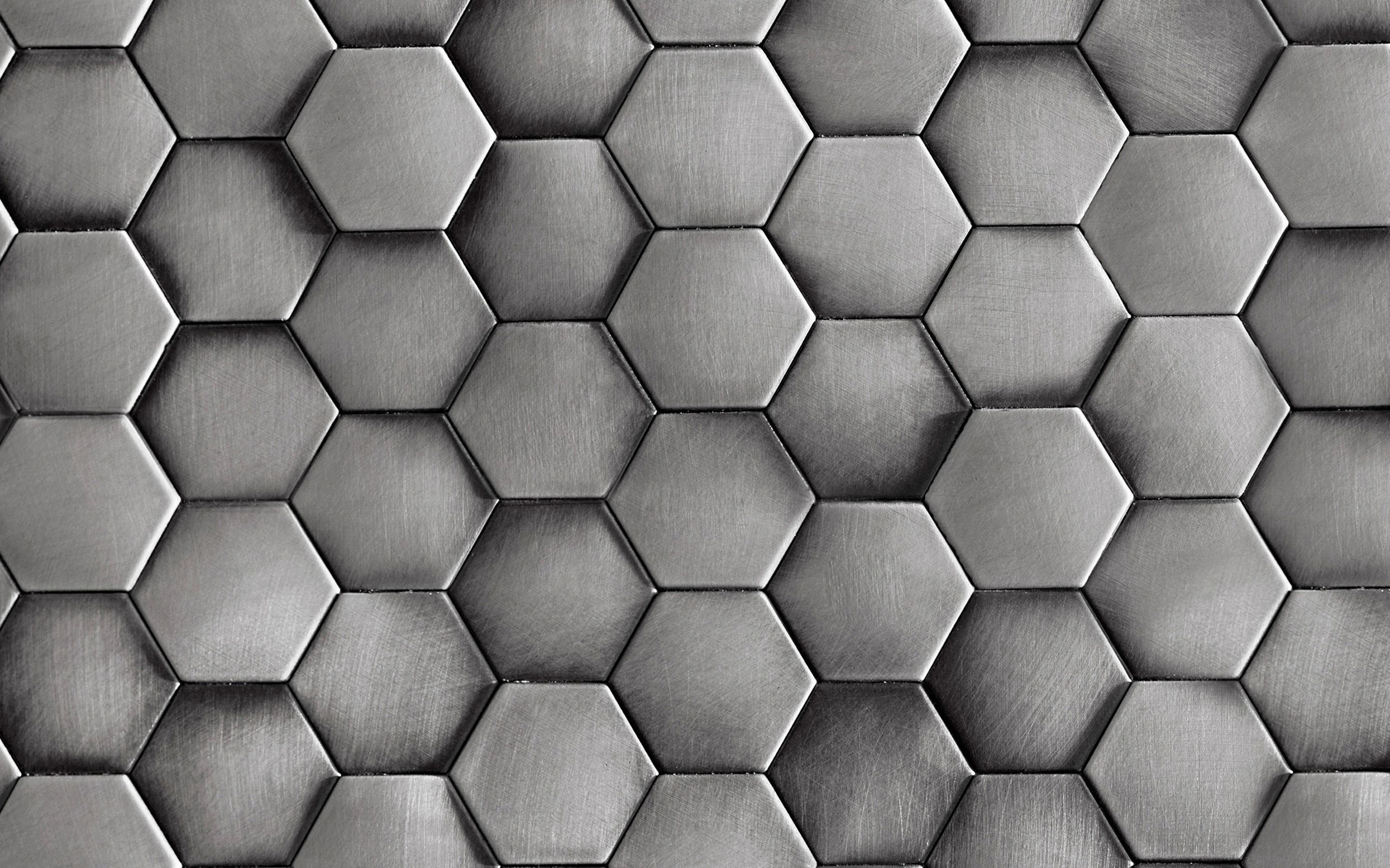 Hexagon Metal Wallpapers Wallpaper Cave