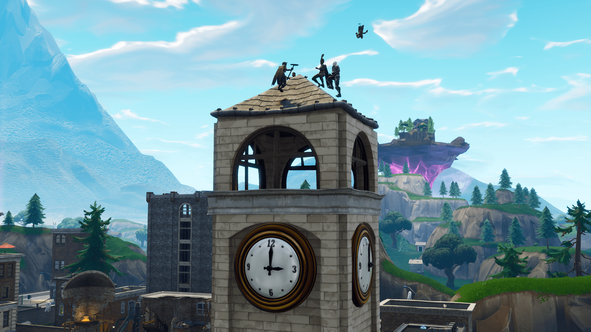 Fortnite Clock Tower Wallpapers Wallpaper Cave