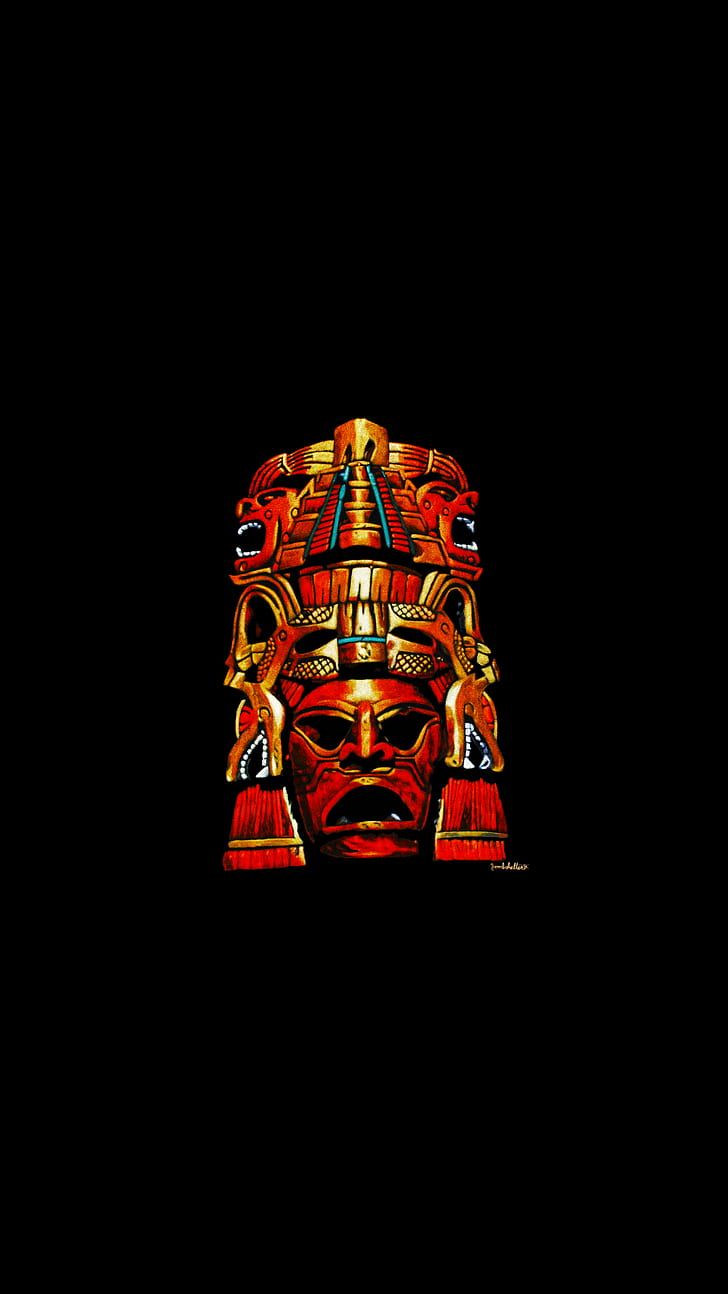 Minimalist Black Red Portrait Wallpapers Wallpaper Cave