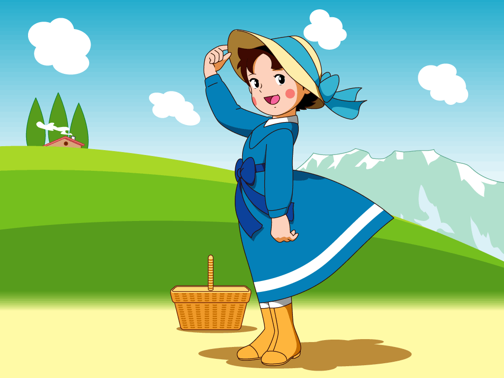 Heidi Cartoon Wallpapers Wallpaper Cave