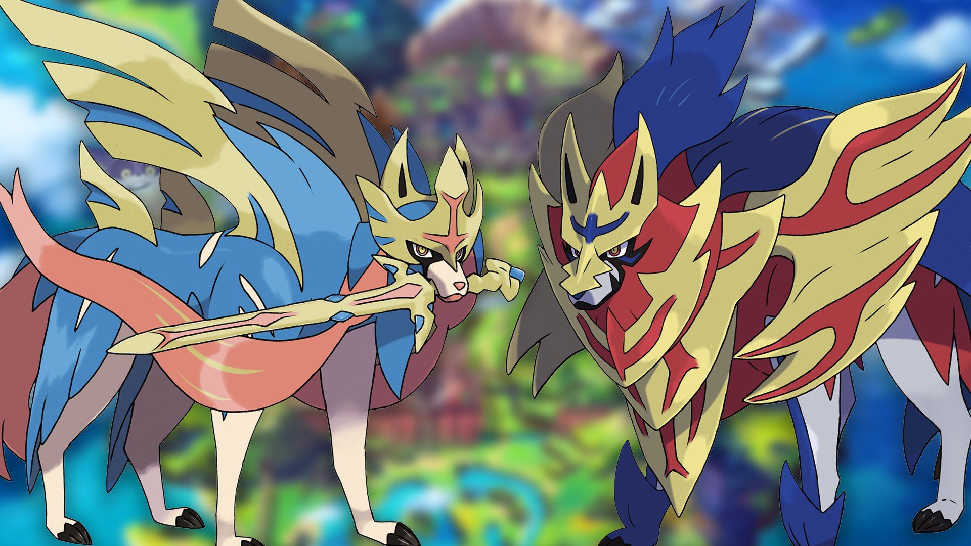 Zacian And Zamazenta Wallpapers Wallpaper Cave