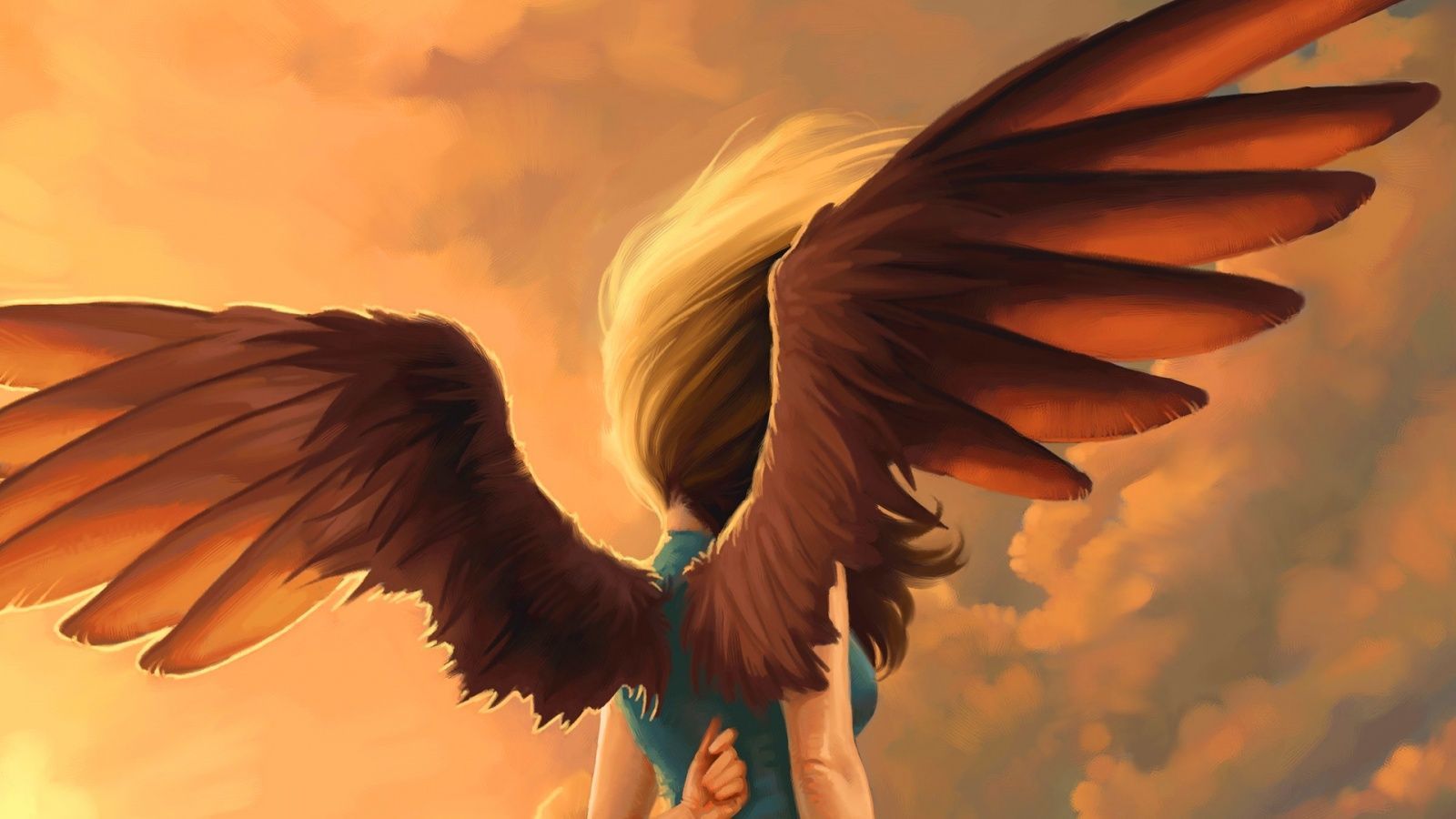 Girl And Wings Wallpapers Wallpaper Cave