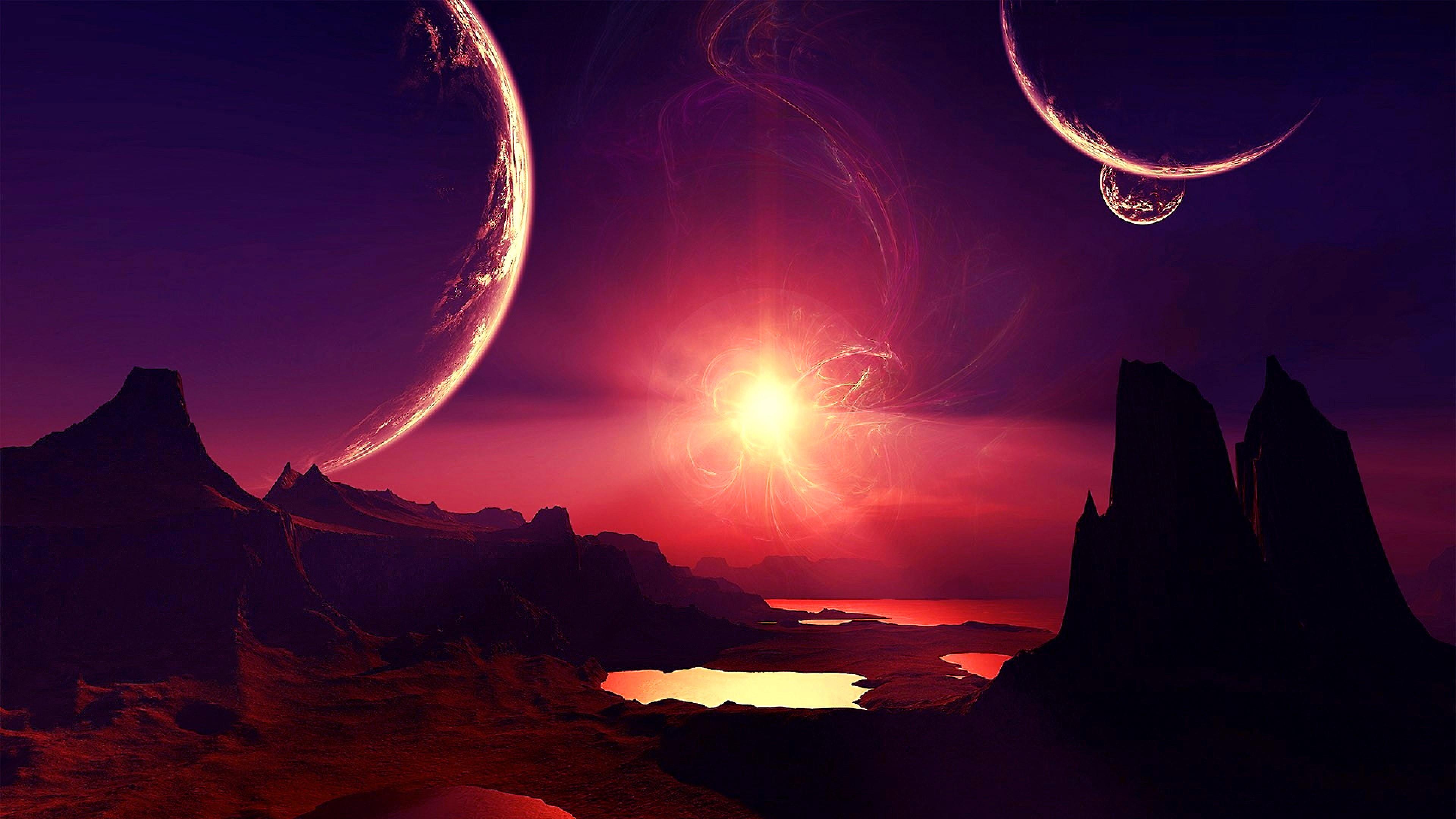 Alien Landscape Wallpapers Wallpaper Cave