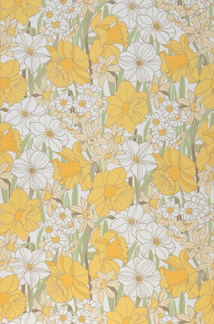 Light Cream Yellow Floral Vintage Wallpapers Wallpaper Cave