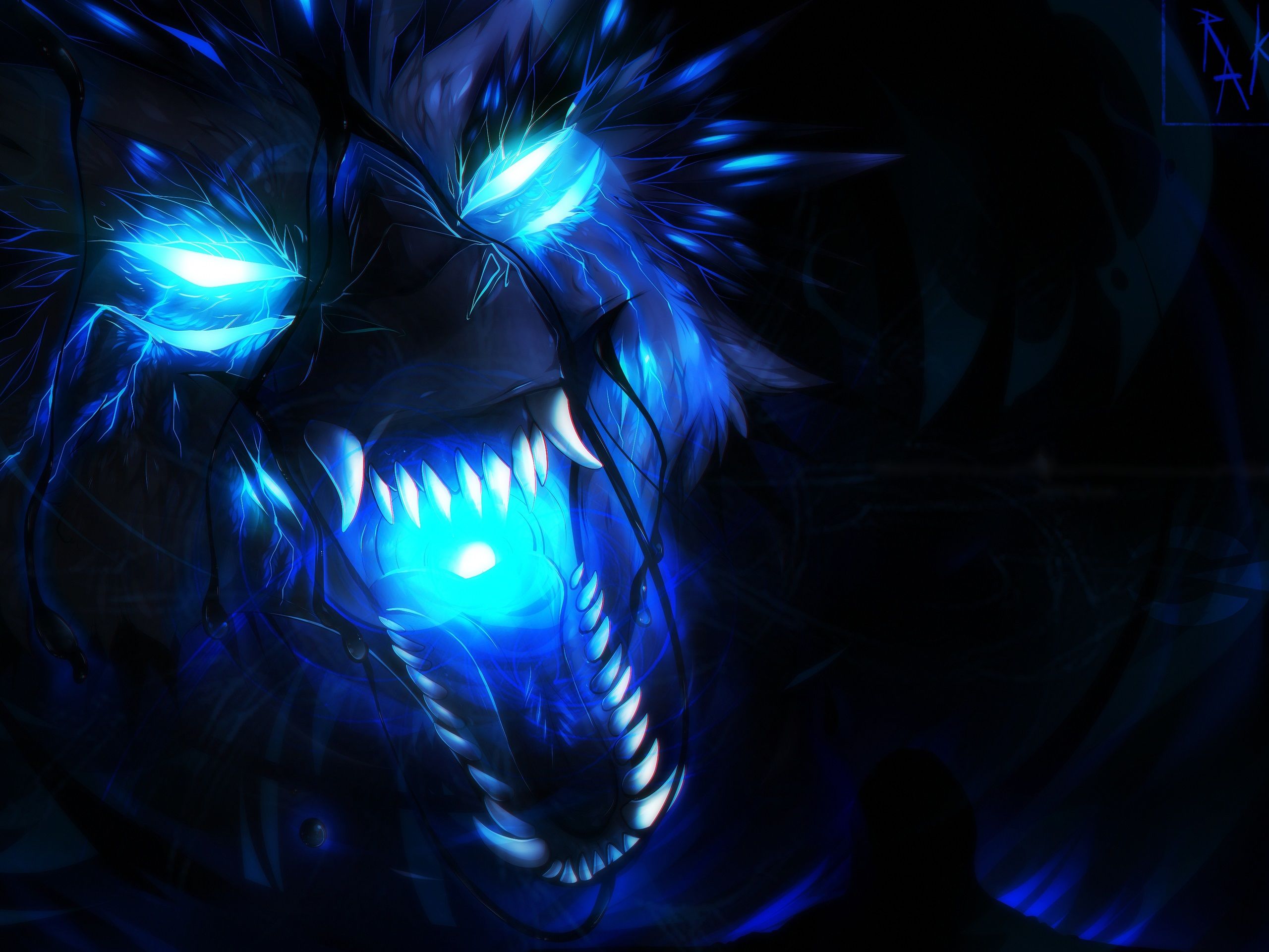Blue Wolf Wallpapers Wallpaper Cave