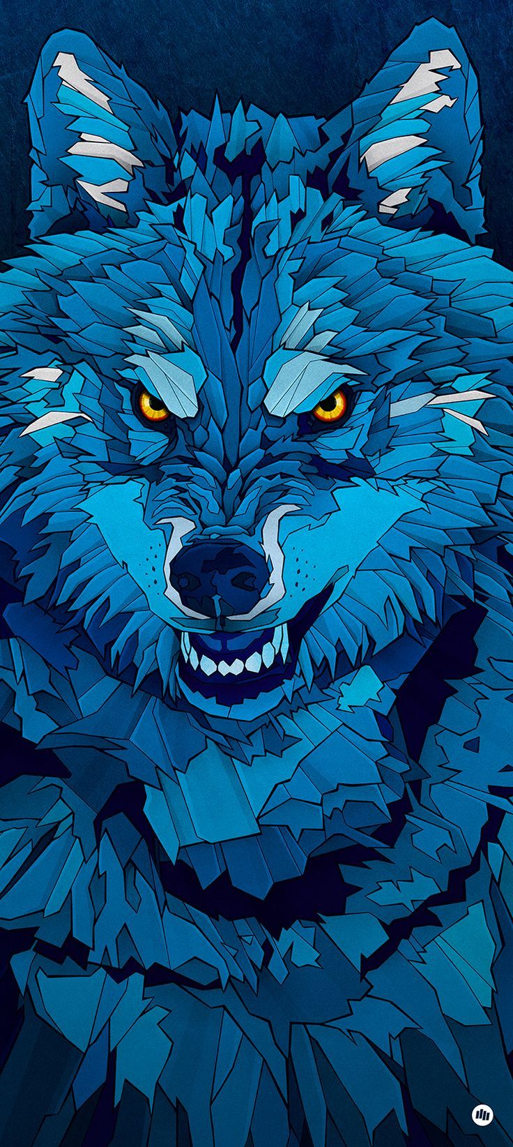 Blue Wolf Wallpapers Wallpaper Cave