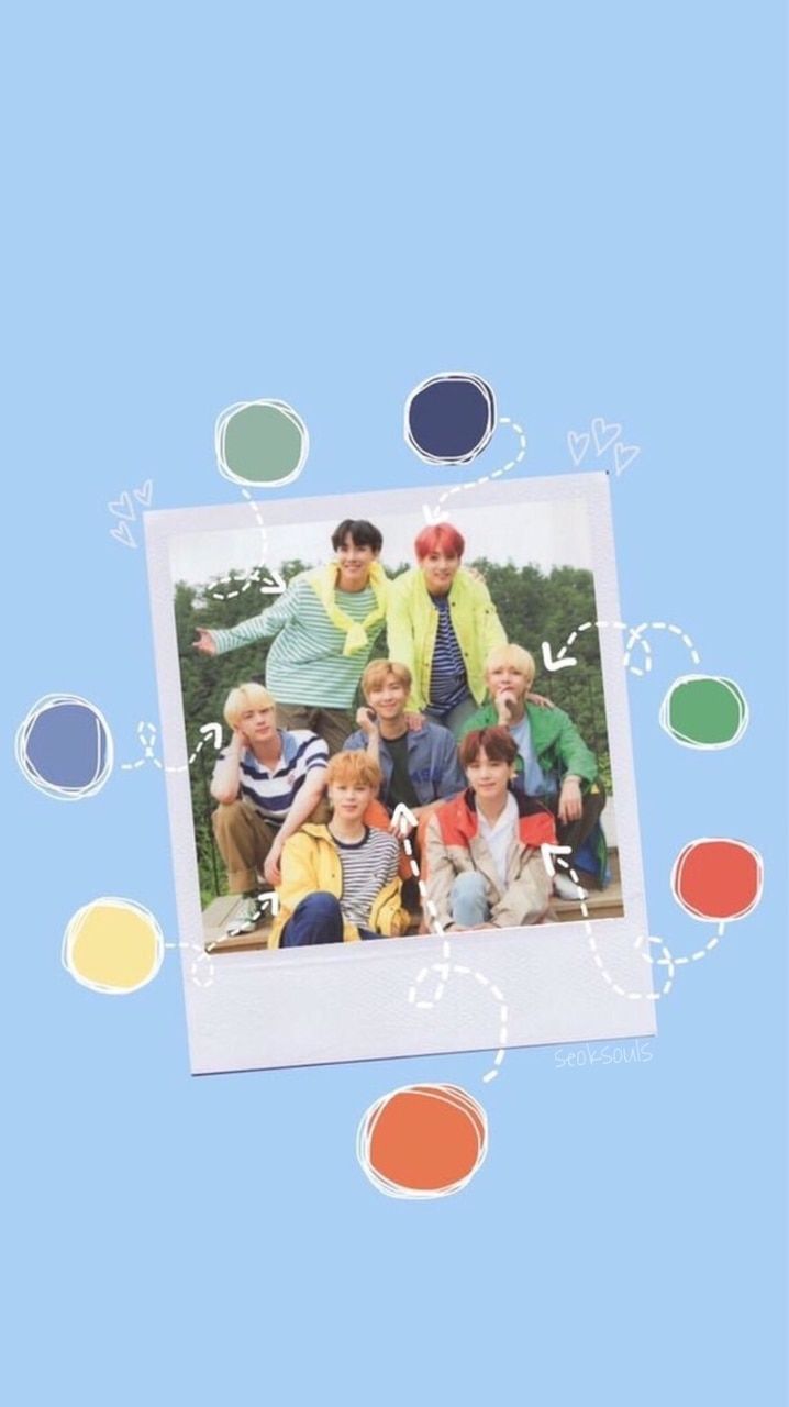 Bts Blue Aesthetic Wallpaper Ot7 Got7 lockscreen wallpaper tumblr.