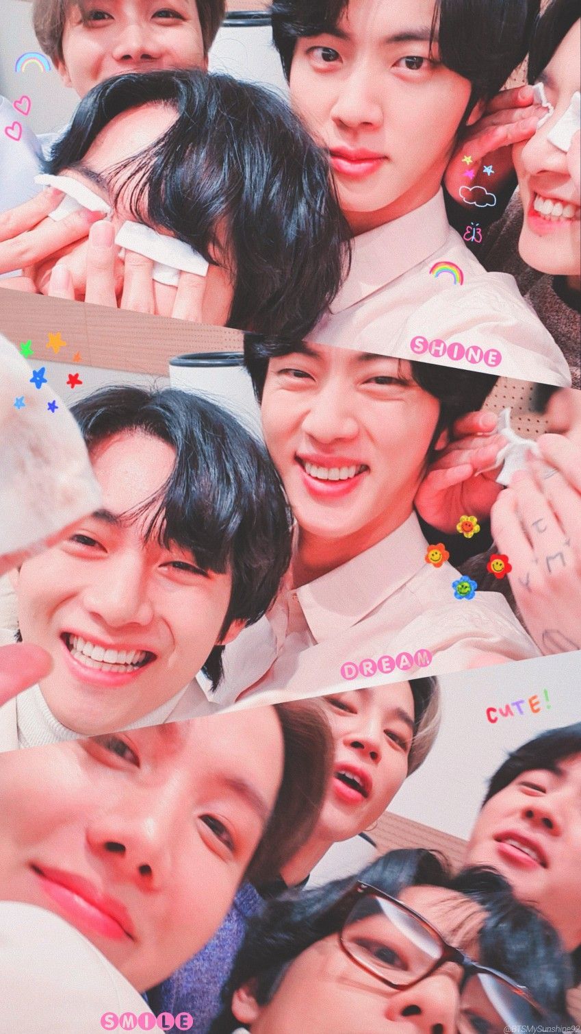 Bts Aesthetic Collage Wallpaper For Laptop