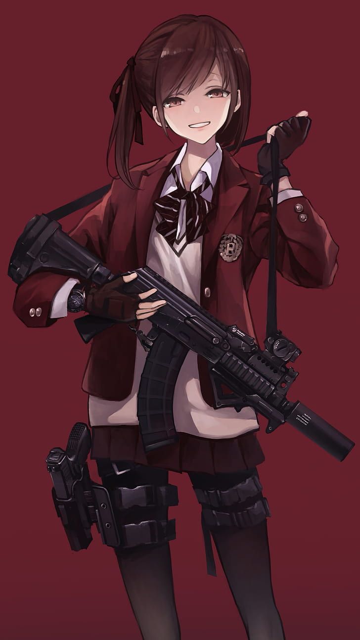 画像をダウンロード anime gun girl pfp 298597Anime girl gun pfp