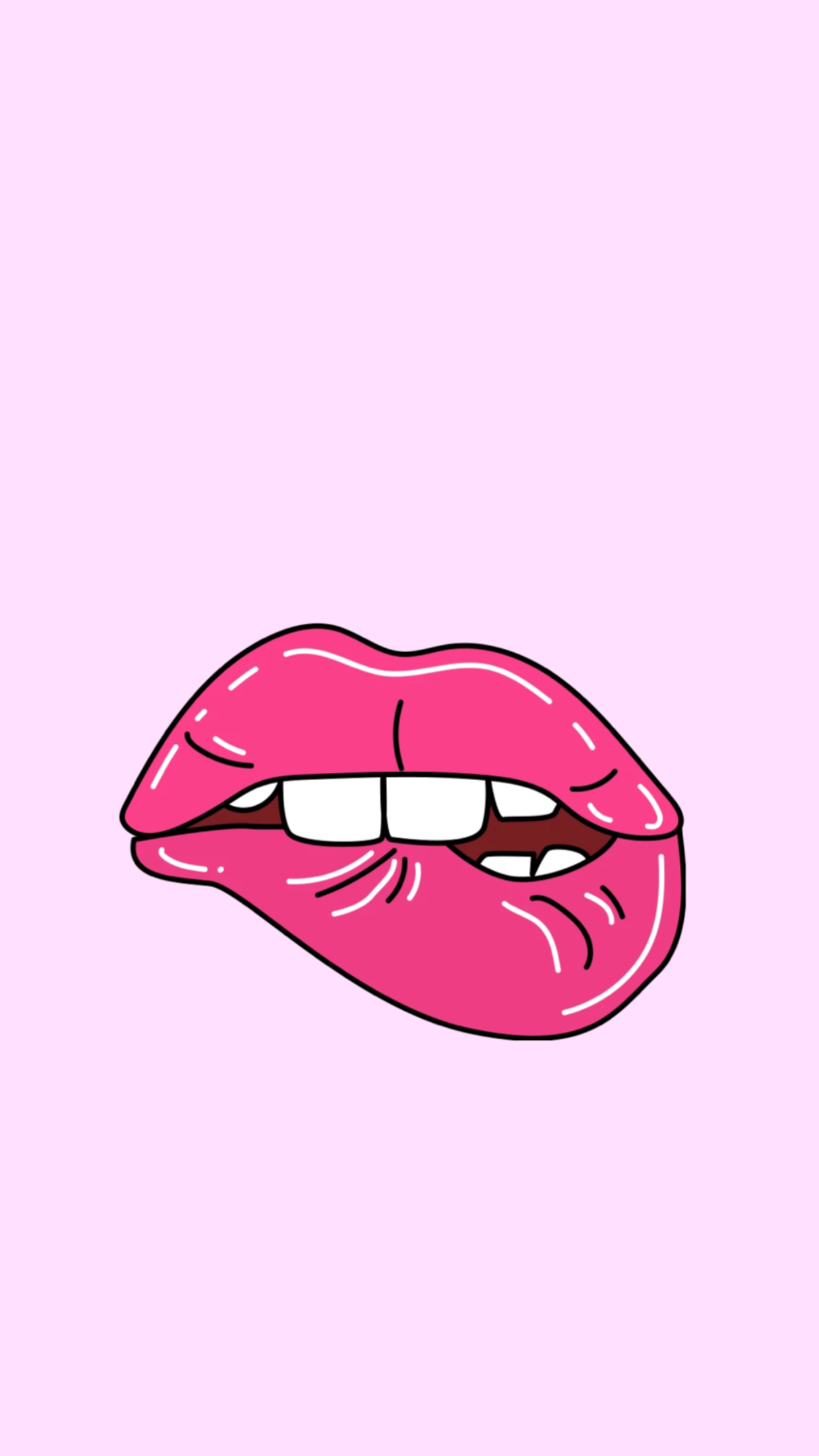 Lips Pink VSCO Wallpapers Wallpaper Cave