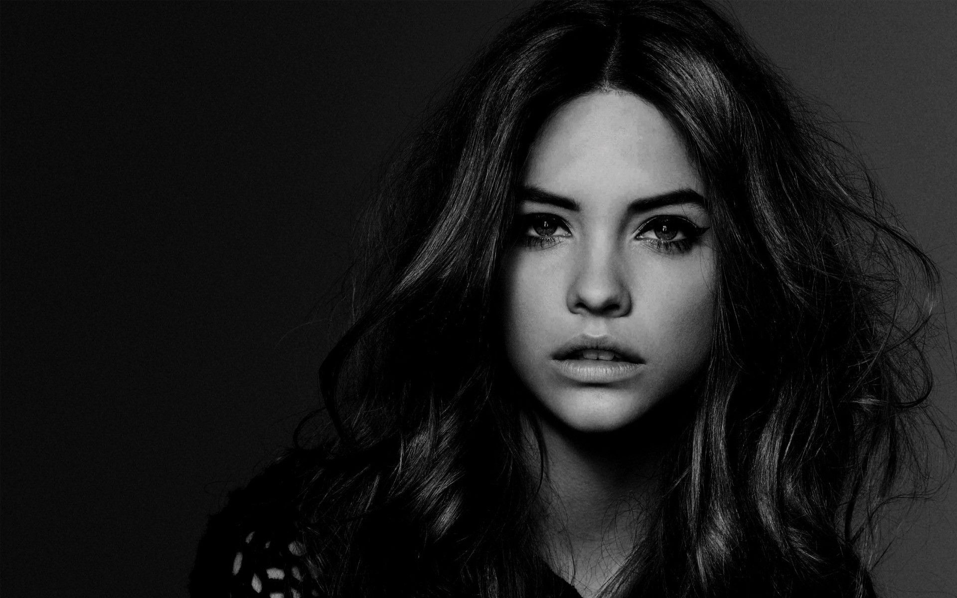 Women Face Black White Wallpapers Wallpaper Cave