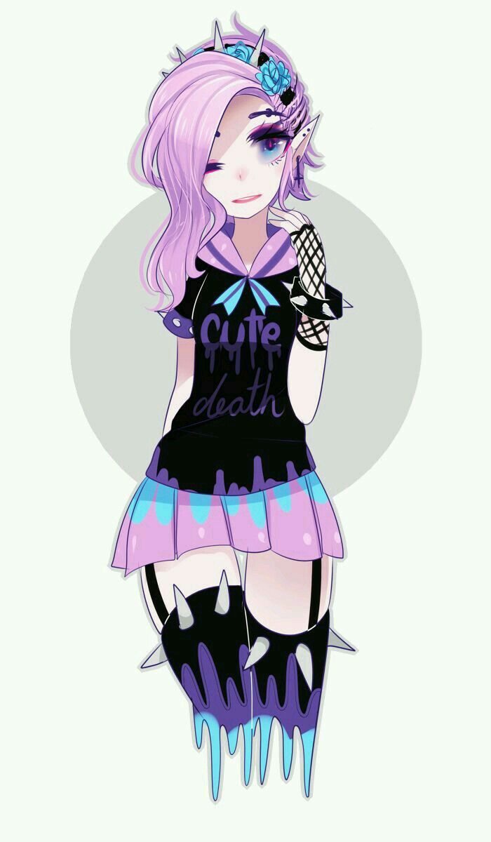 Pastel Goth Anime Wallpapers Wallpaper Cave