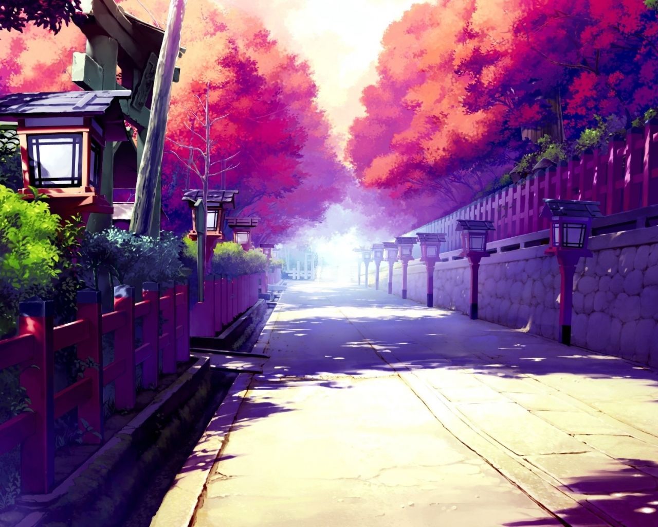 Anime Street Wallpapers Wallpaper Cave