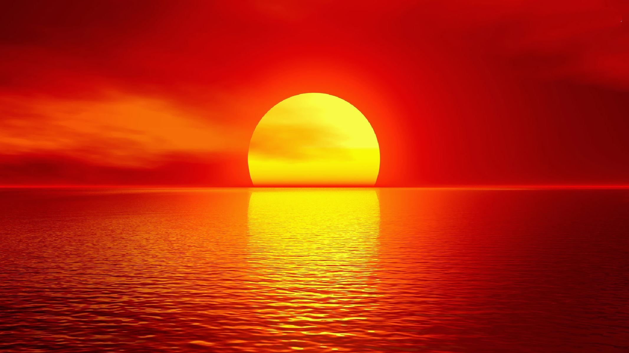 Orange Sunset Wallpapers Wallpaper Cave