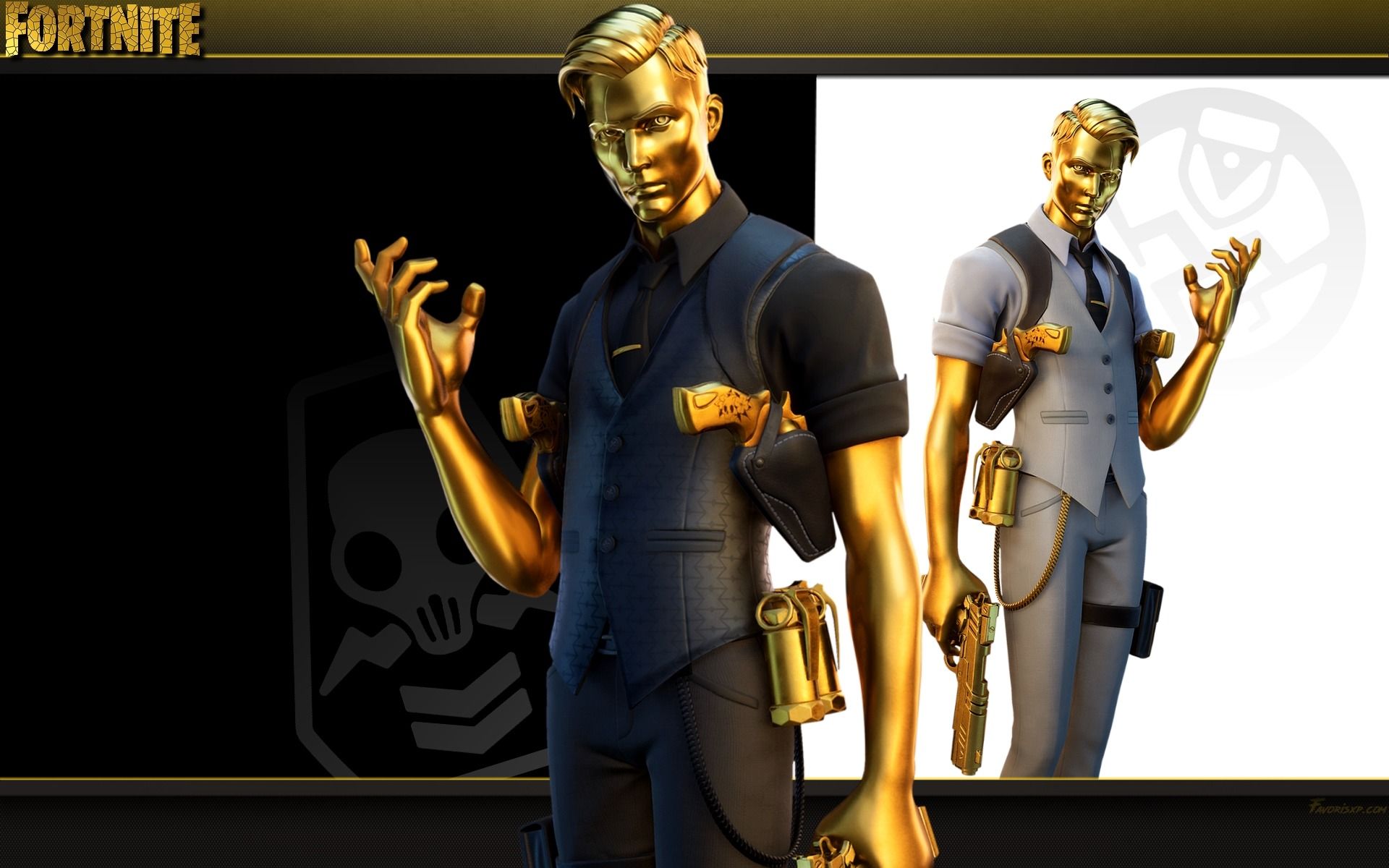 Fortnite Gold Wallpapers Wallpaper Cave