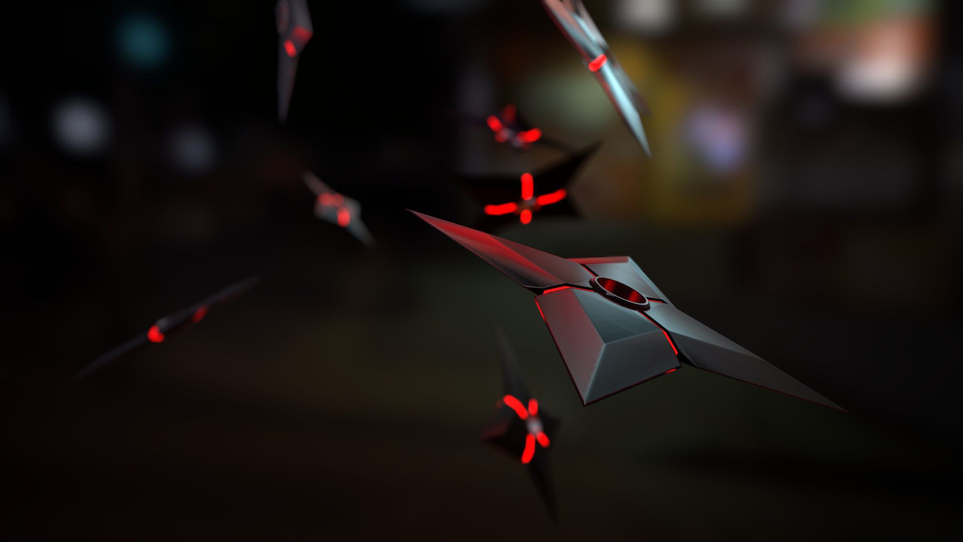 Red And Black Ninja Stars Wallpapers Wallpaper Cave