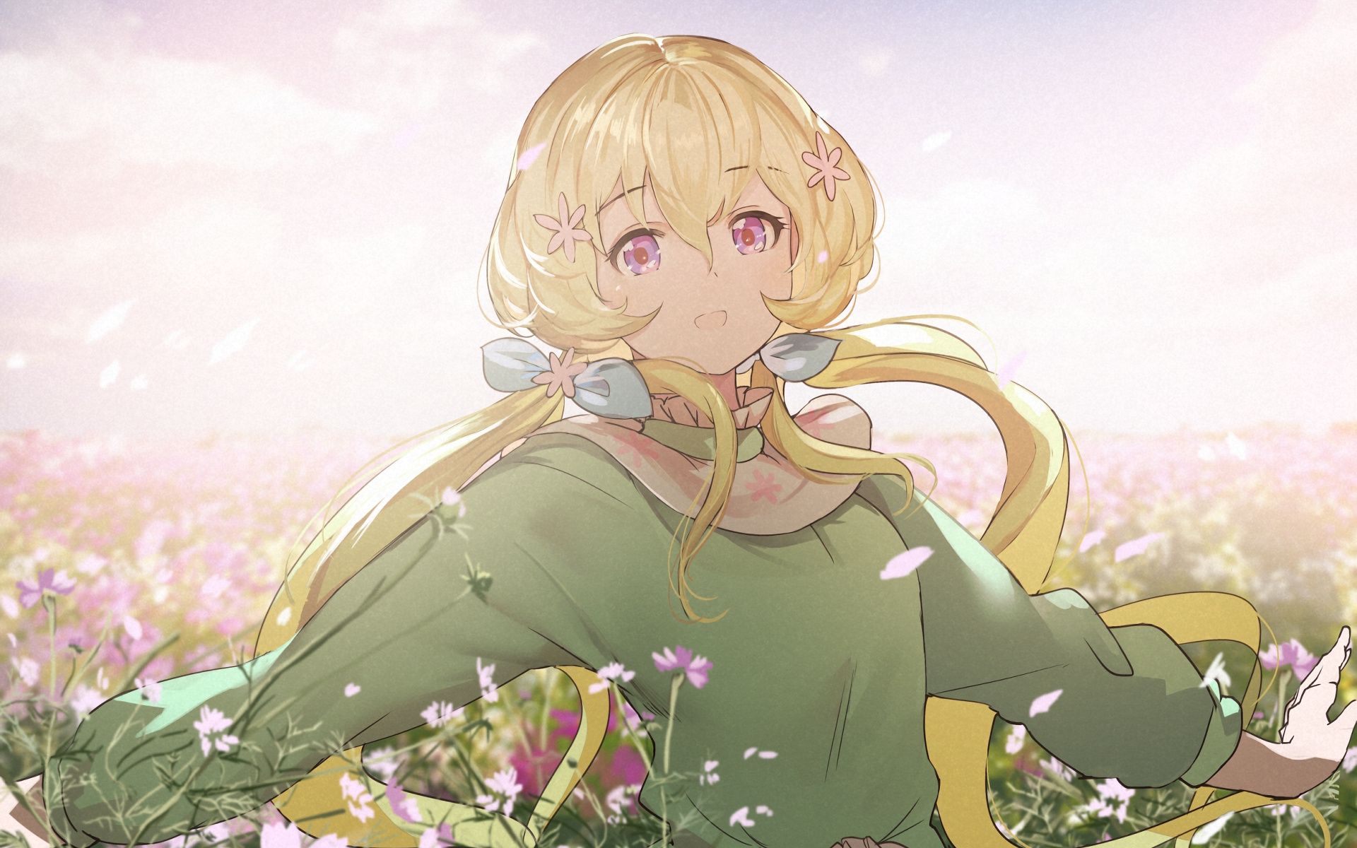 Blonde Anime Girl Wallpapers Wallpaper Cave