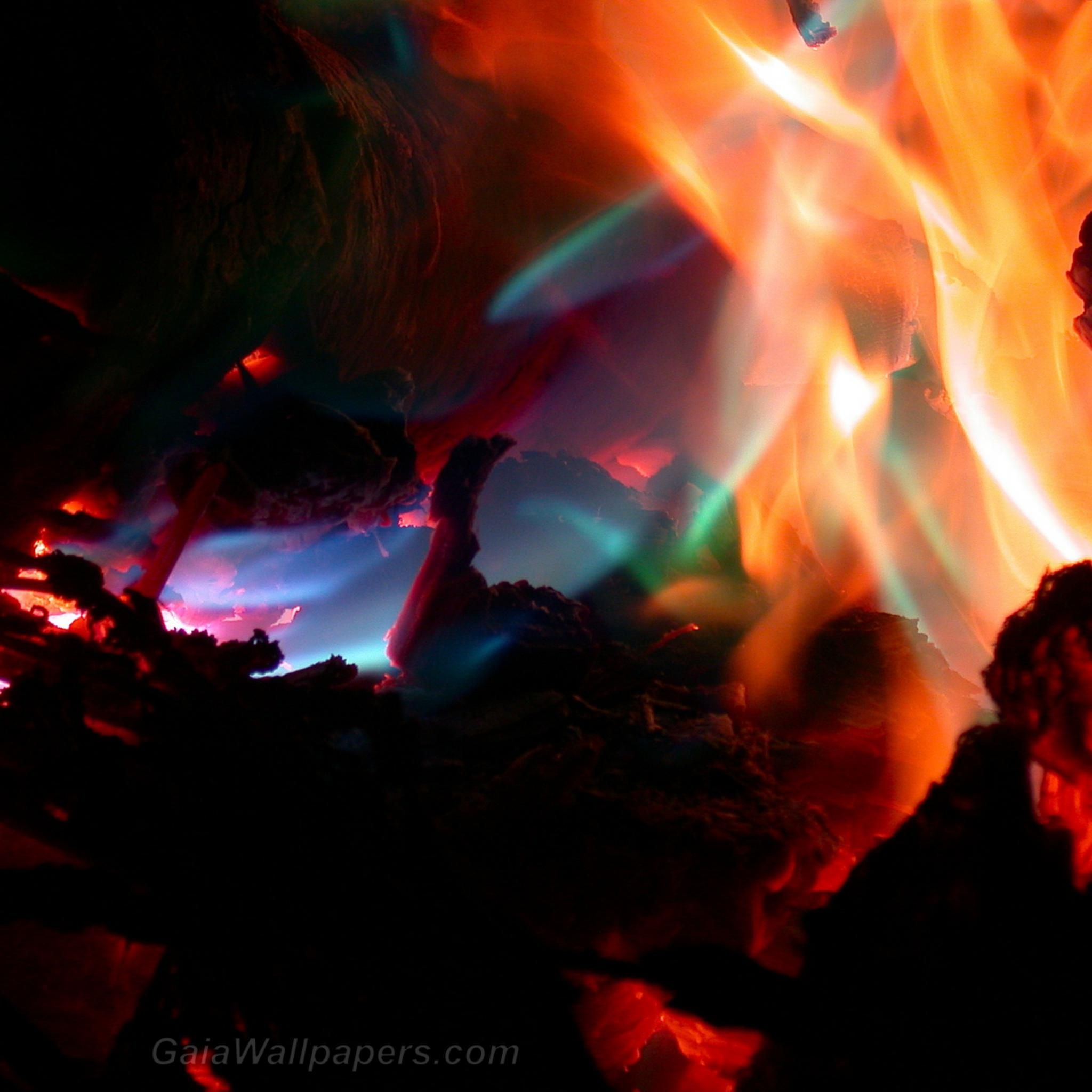 Yellow Fire Wallpapers Wallpaper Cave