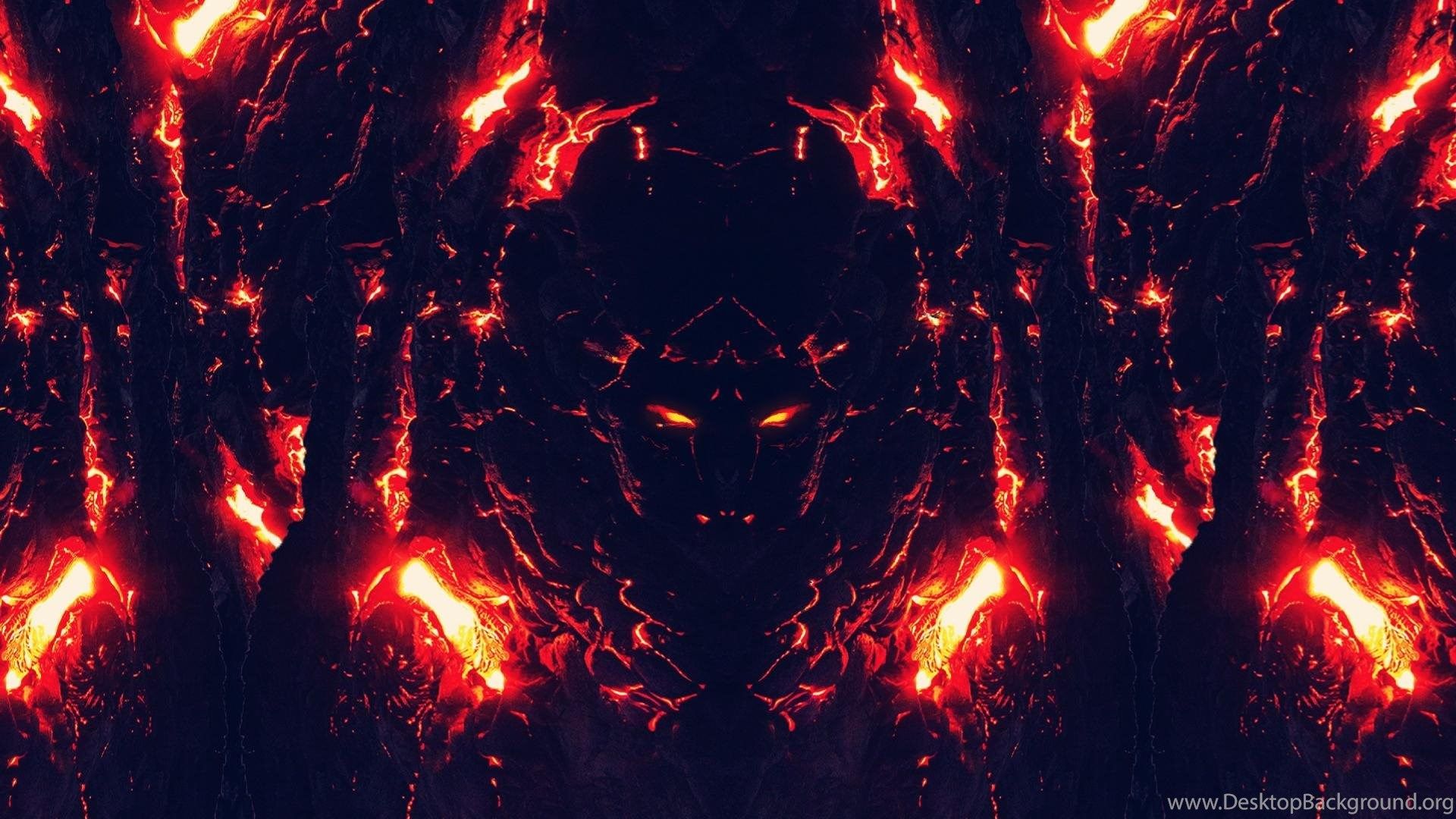 Blue Vs Red Fire Wallpapers Wallpaper Cave