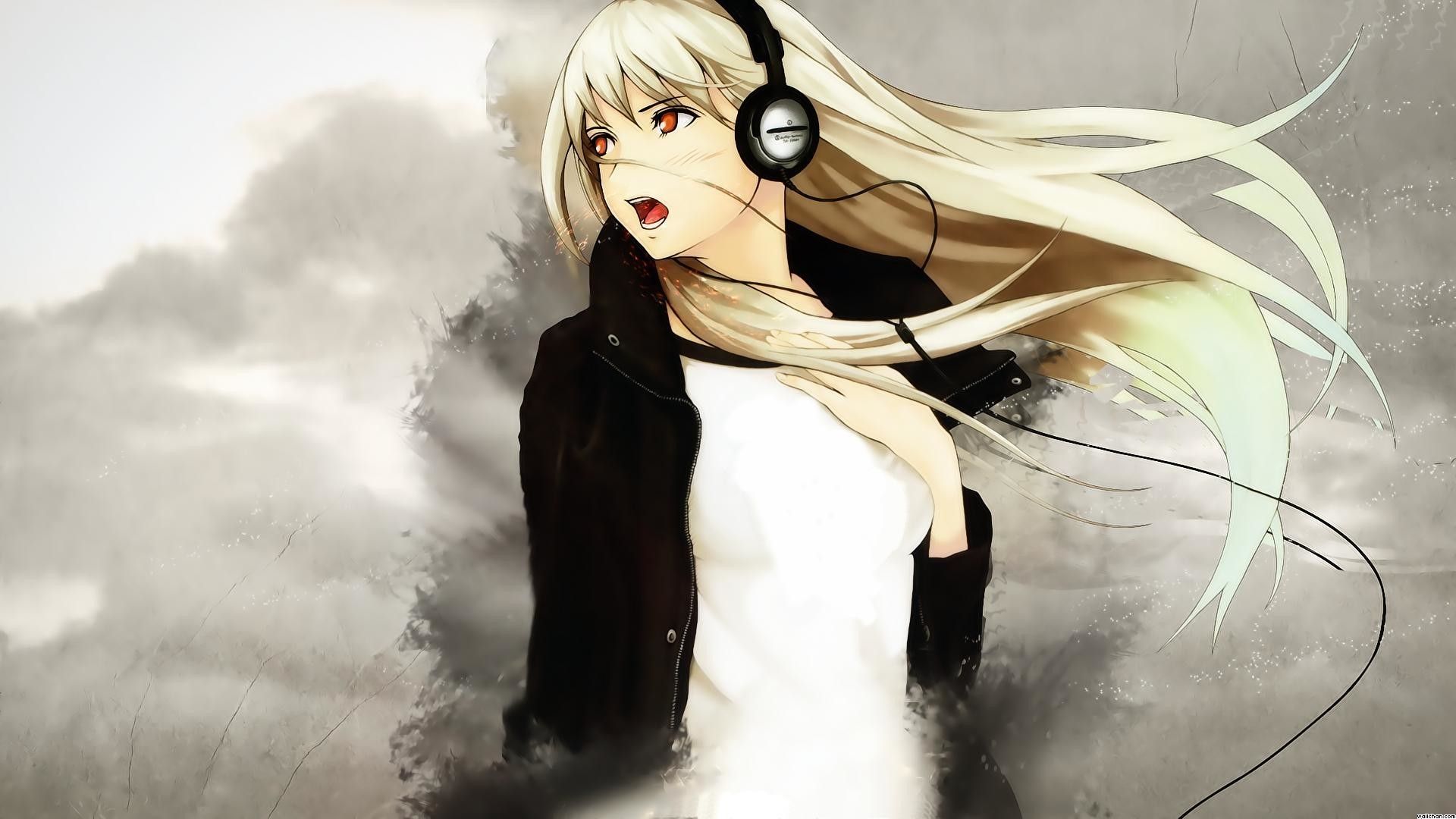 Anime Music Girls Wallpapers Wallpaper Cave