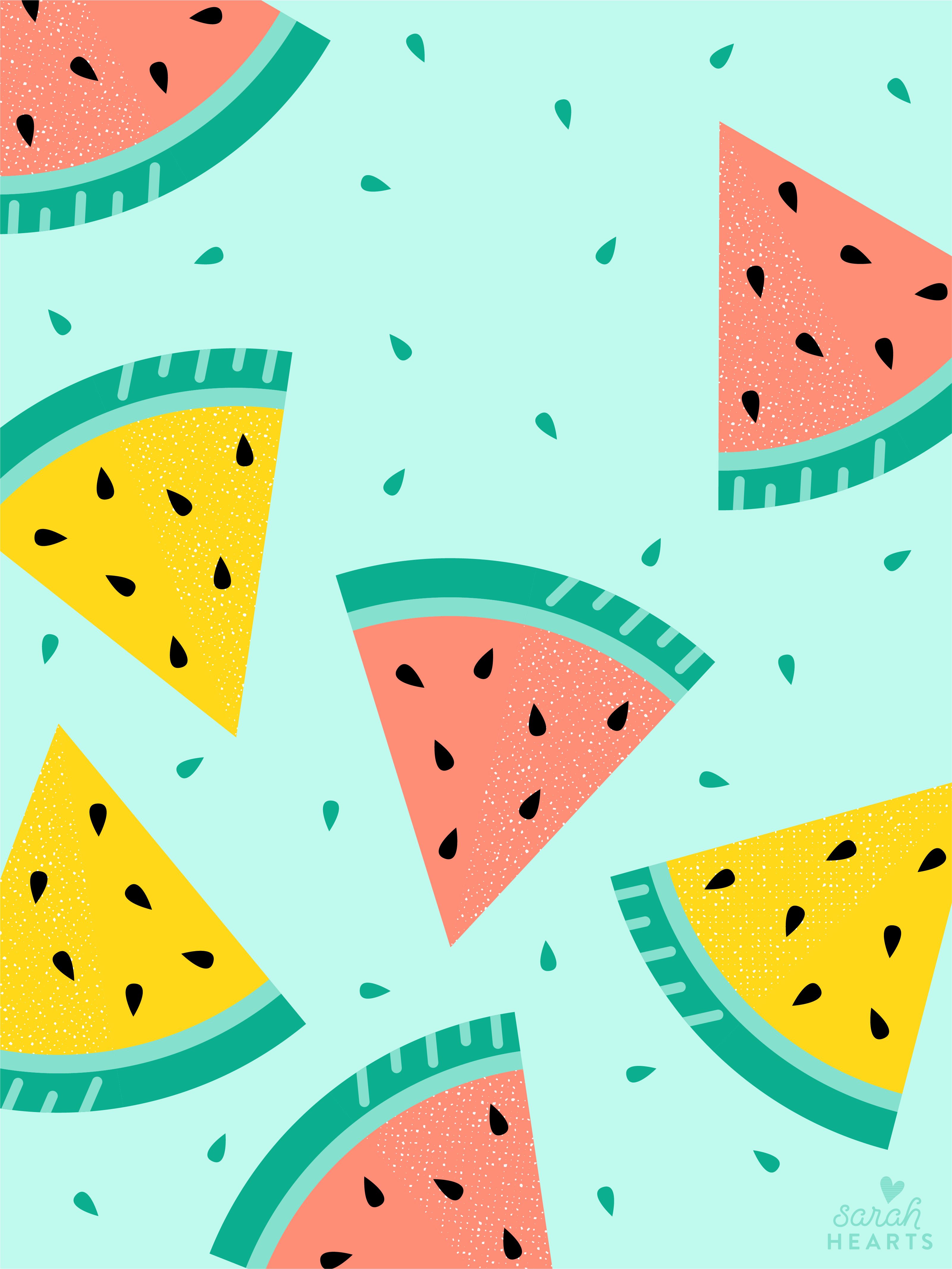 Cute Watermelon Wallpapers Wallpaper Cave
