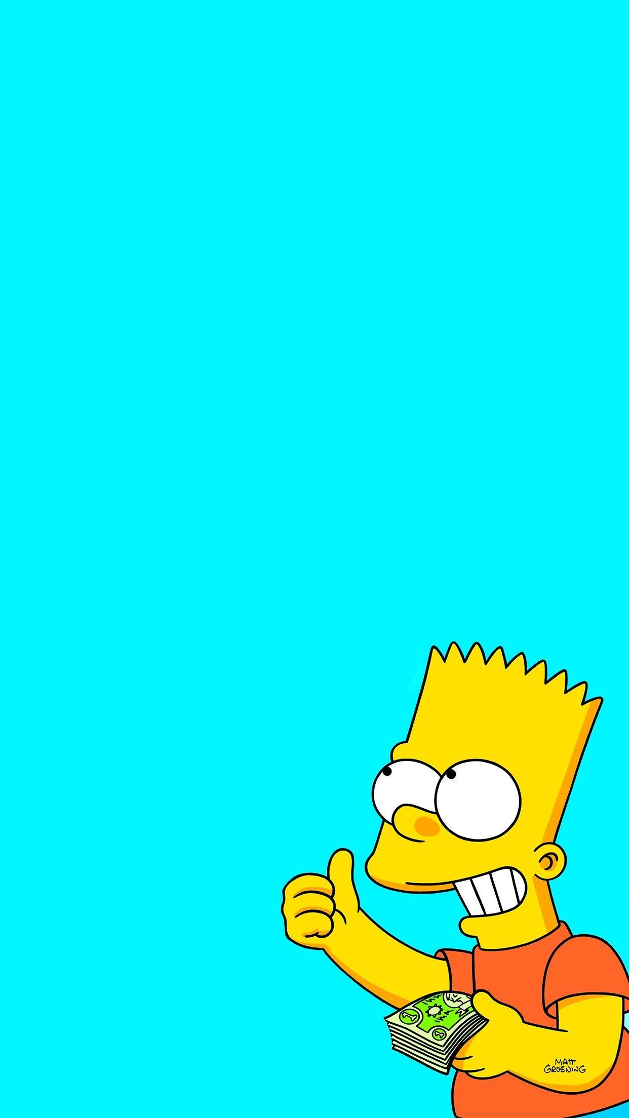 Get Off My Phone Bart Simpson Wallpapers Wallpaper Cave