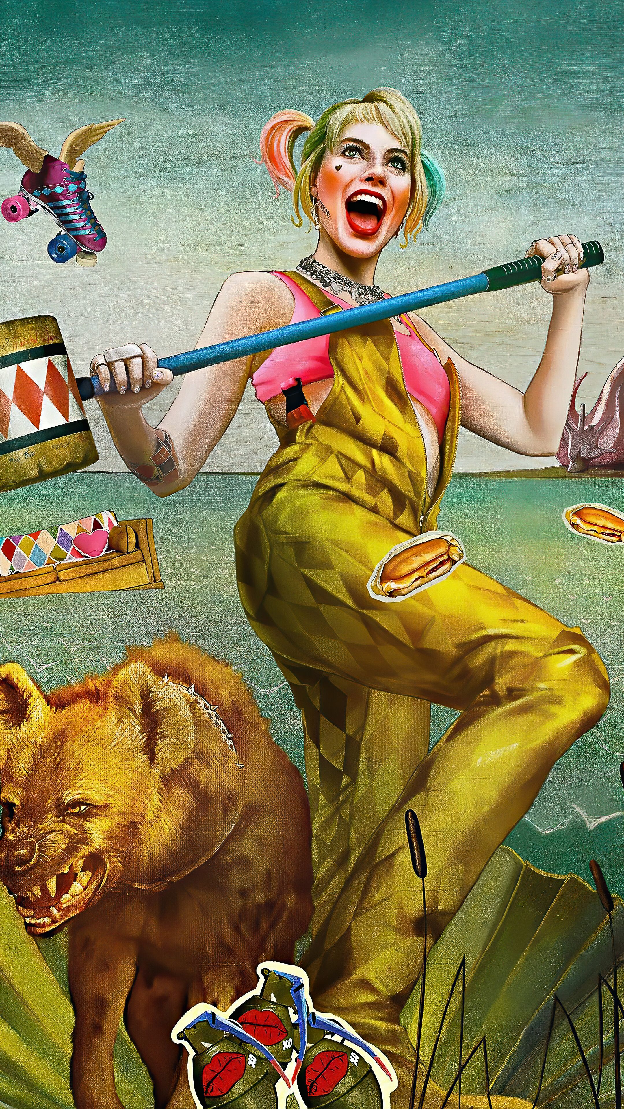 Harley Quinn Birds Of Prey iPhone Wallpapers Wallpaper Cave