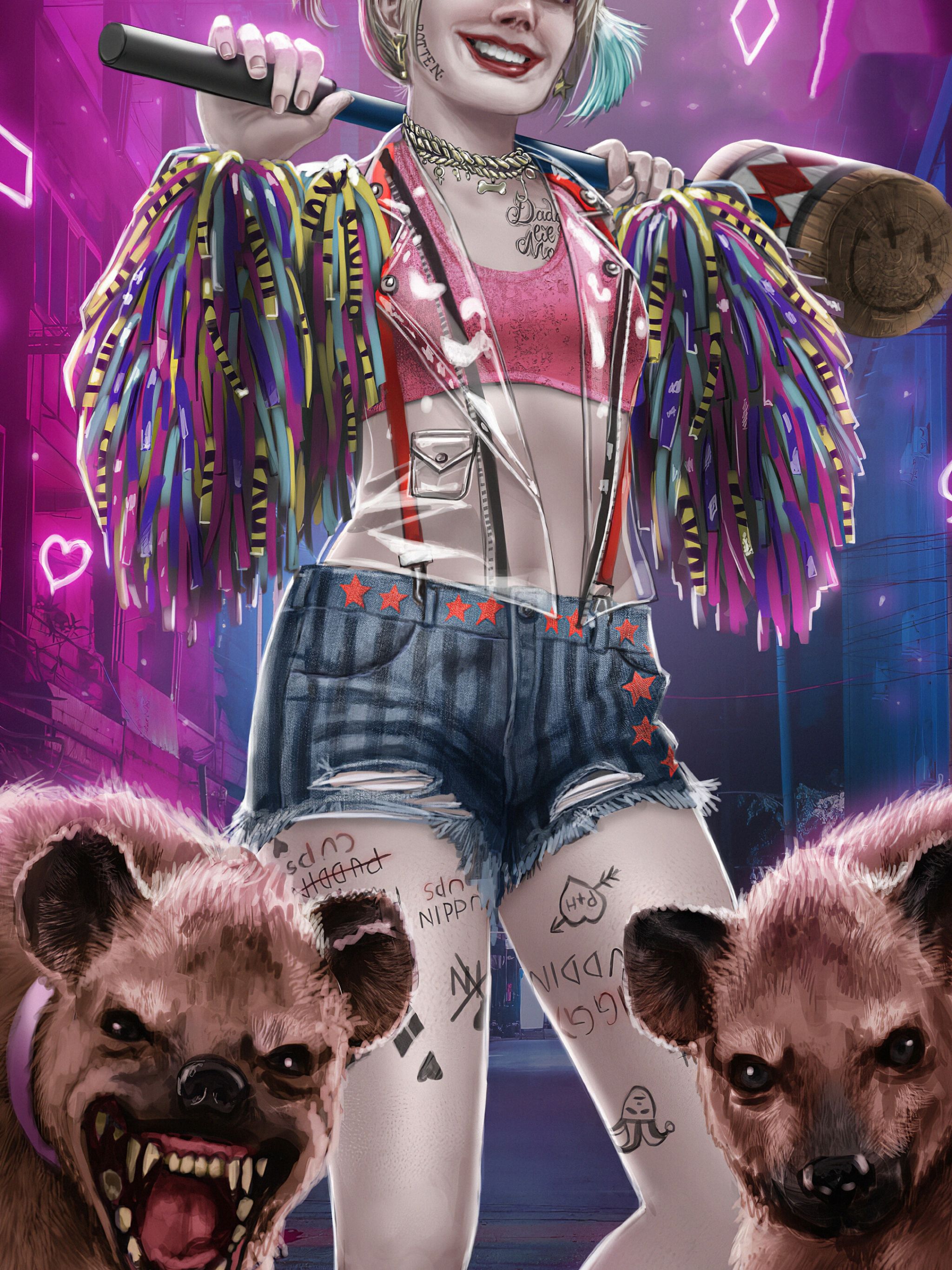 Harley Quinn Birds Of Prey iPhone Wallpapers Wallpaper Cave