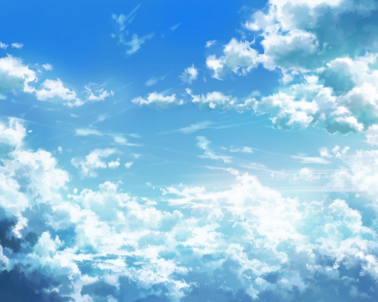 High HD Anime Sky Wallpapers Wallpaper Cave