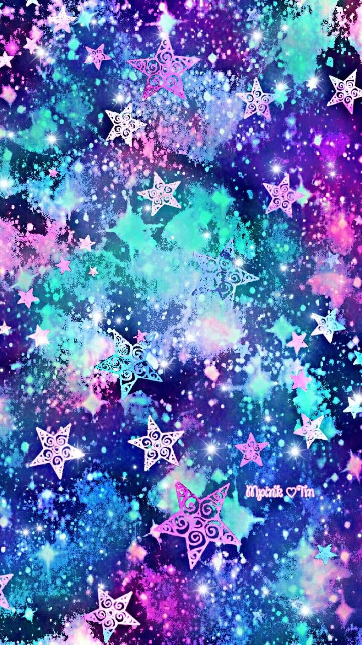 Glitter Galaxy Wallpapers Wallpaper Cave
